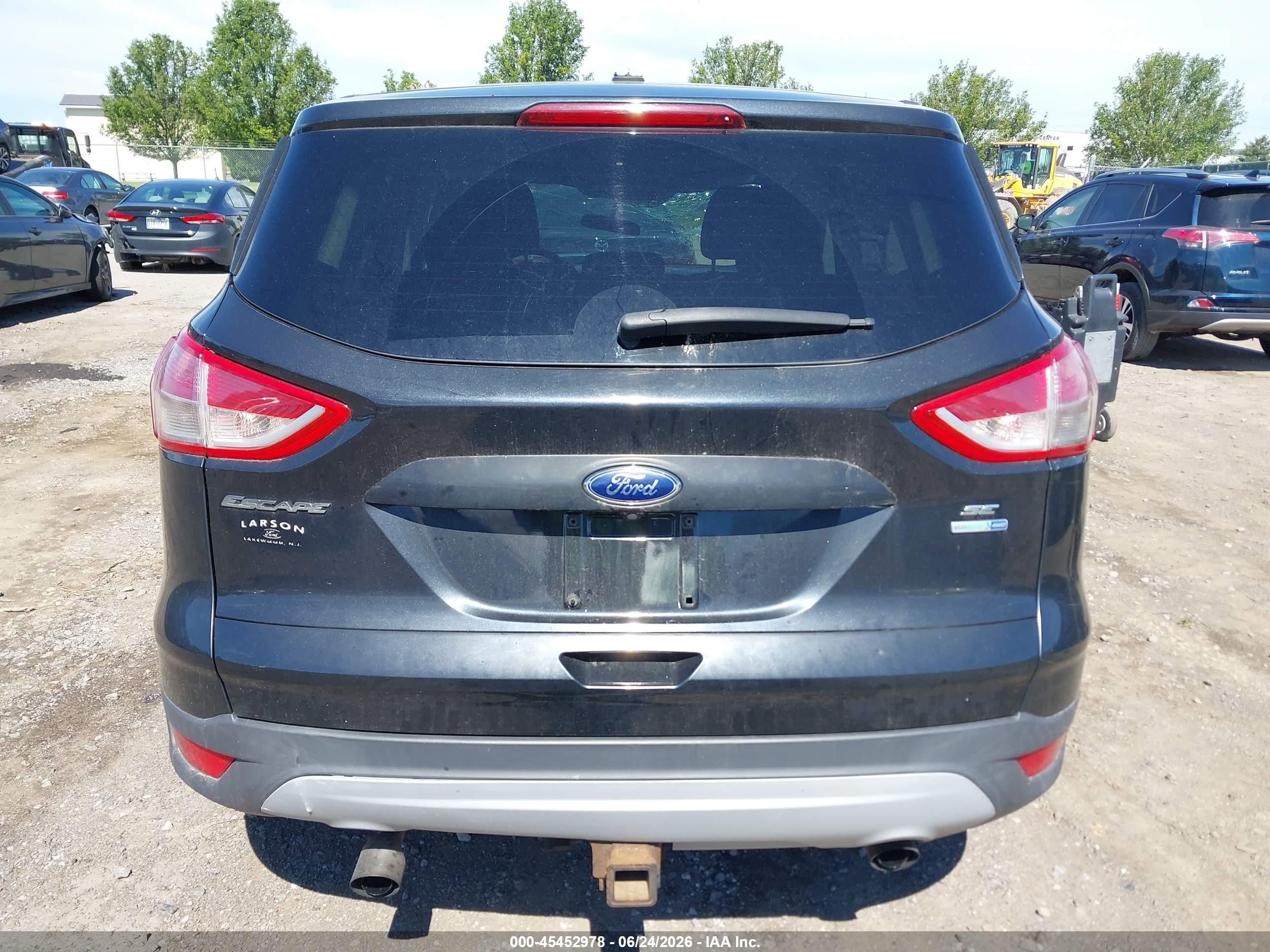 2014 Ford Escape Se Черный vin: 1FMCU9G90EUA66053