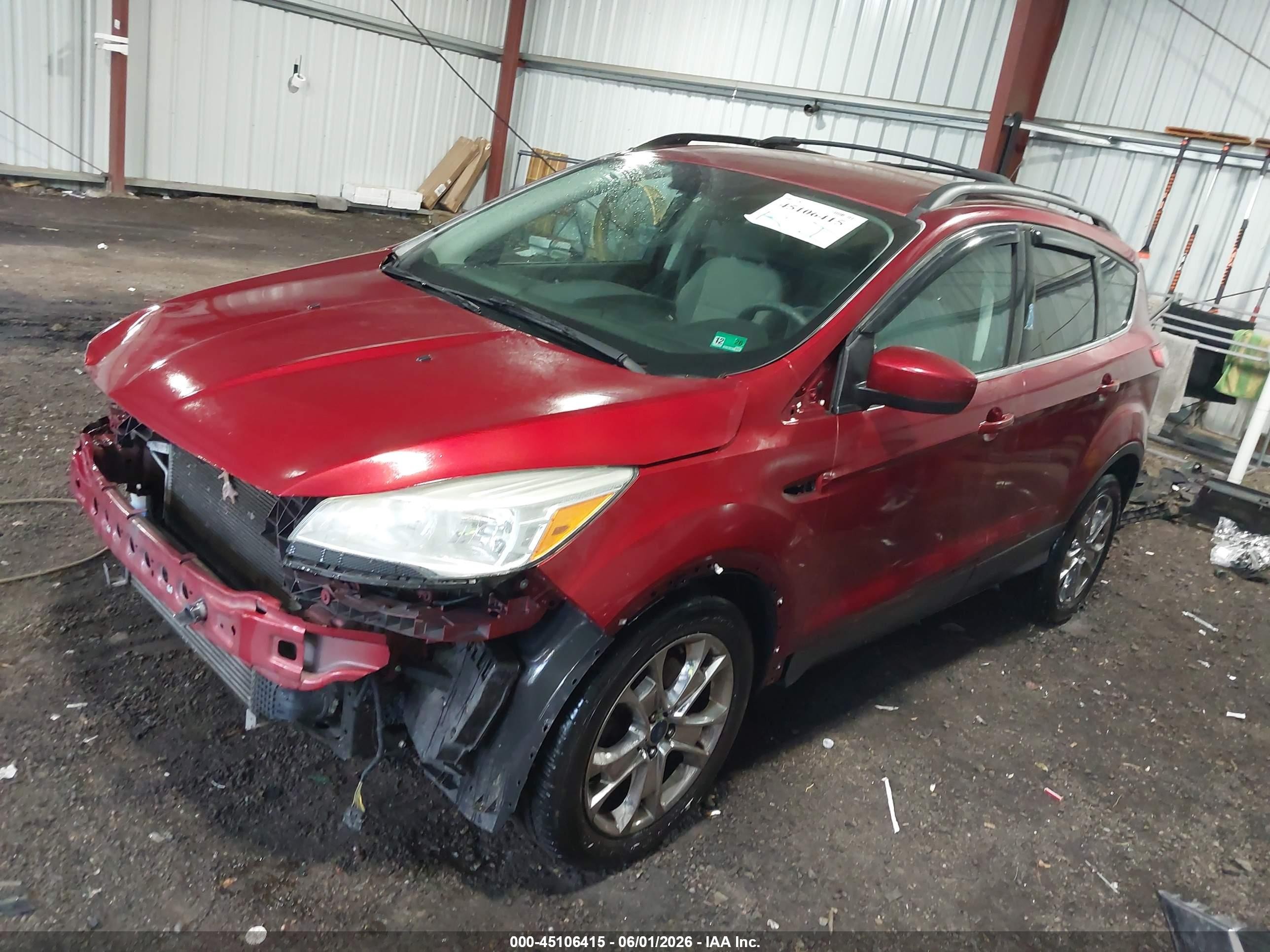 2014 Ford Escape Se Бордовый vin: 1FMCU9G90EUA82205