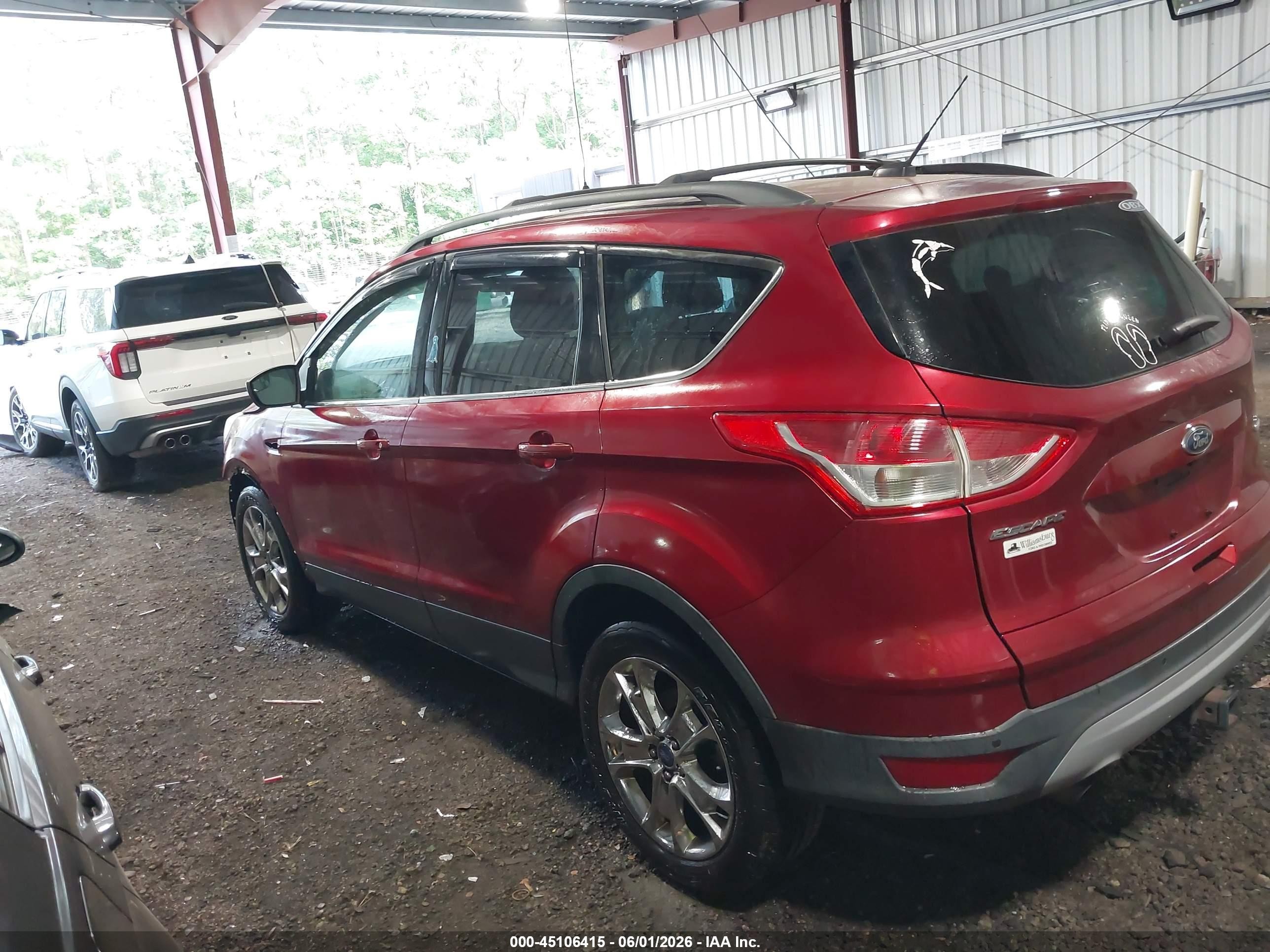 2014 Ford Escape Se Бордовый vin: 1FMCU9G90EUA82205