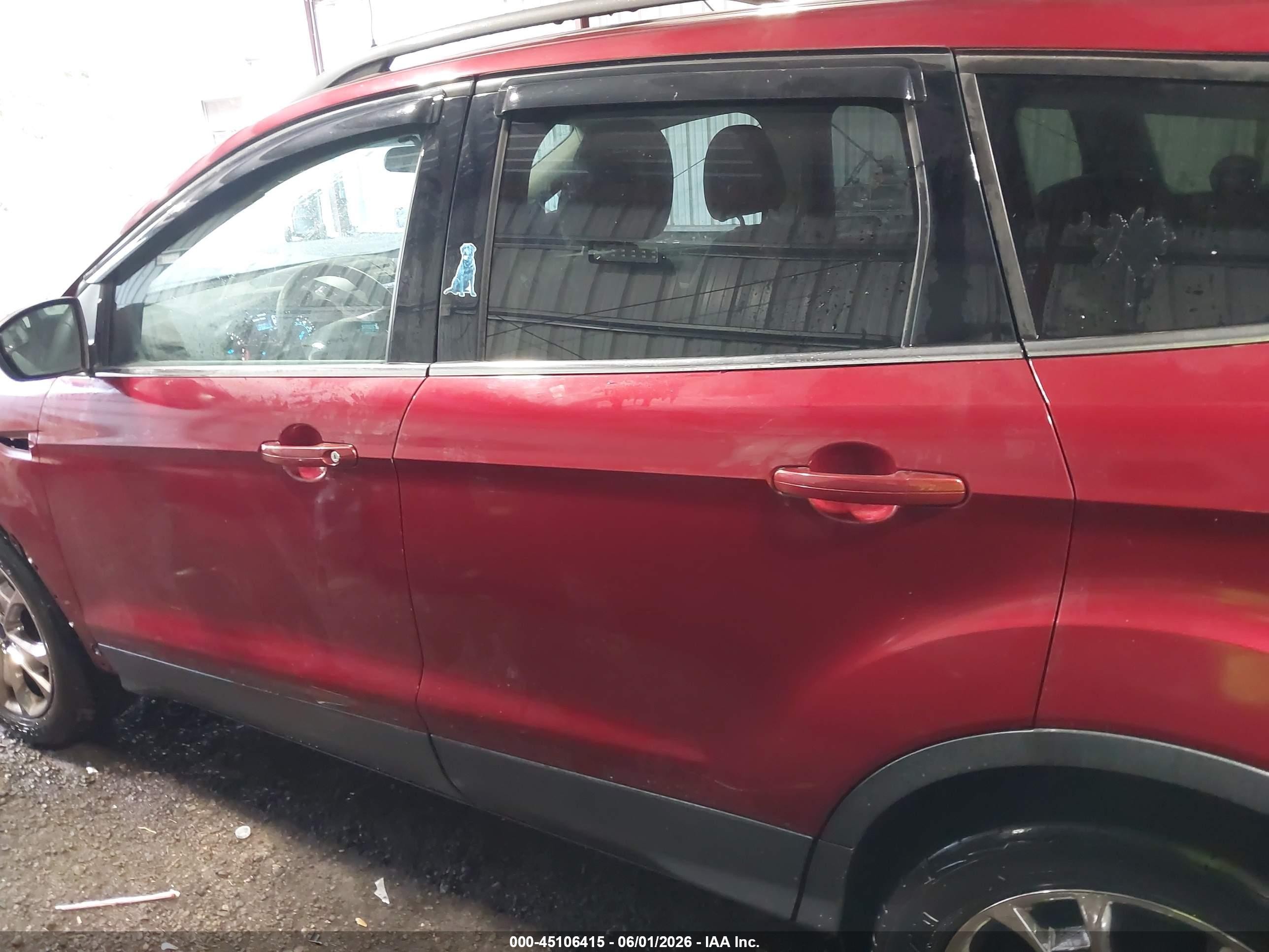 2014 Ford Escape Se Бордовый vin: 1FMCU9G90EUA82205