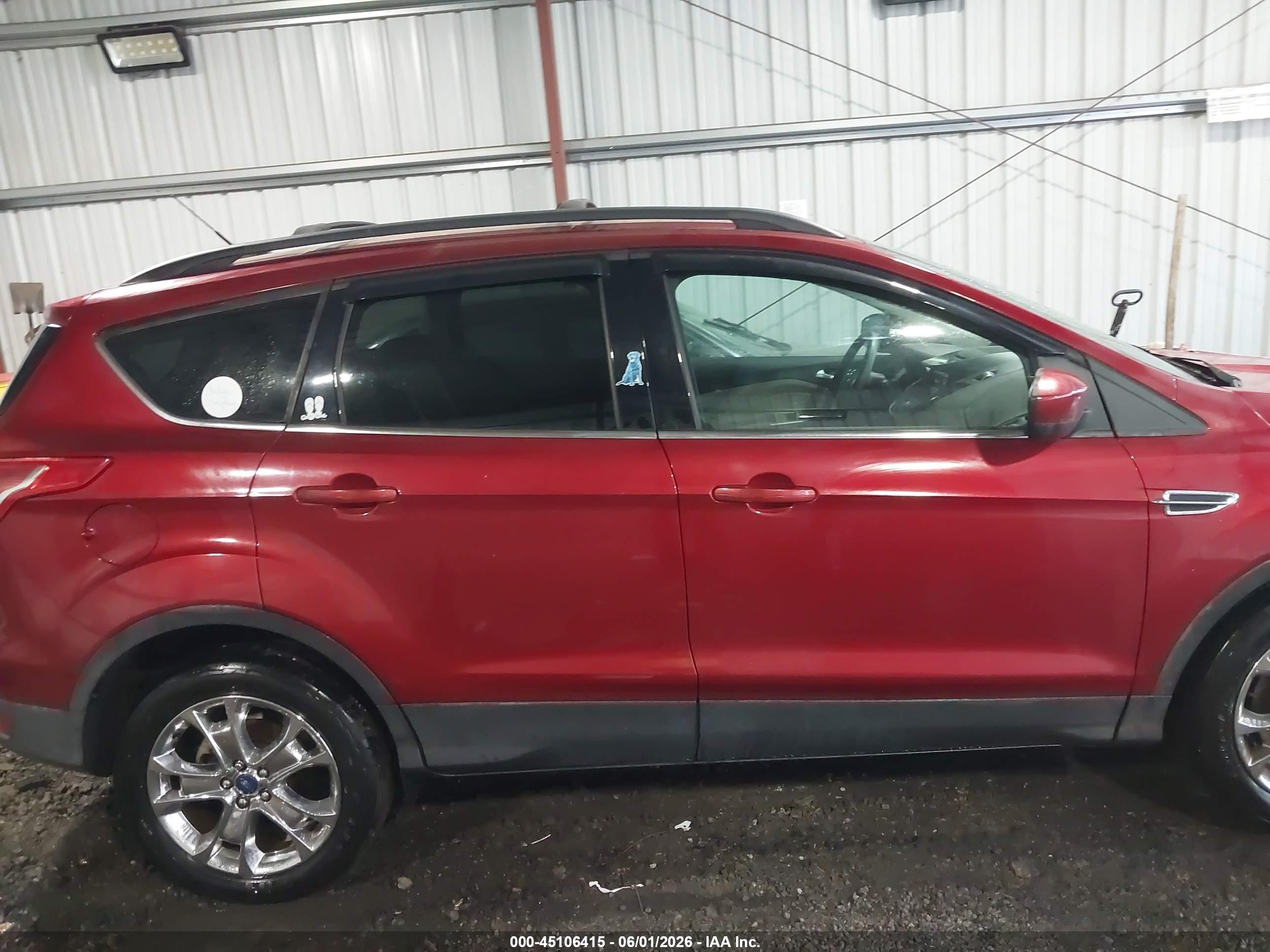 2014 Ford Escape Se Бордовый vin: 1FMCU9G90EUA82205