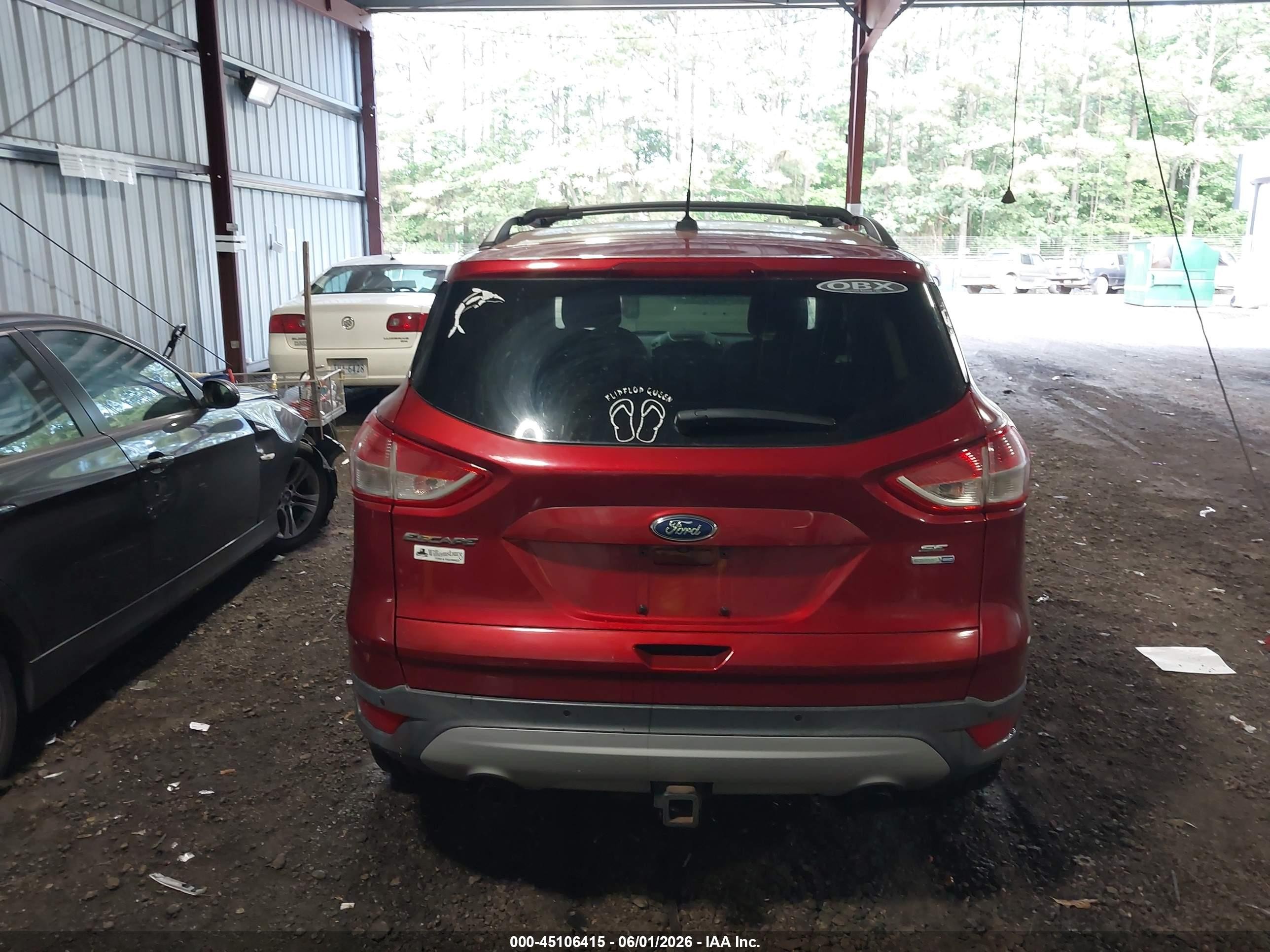 2014 Ford Escape Se Бордовый vin: 1FMCU9G90EUA82205