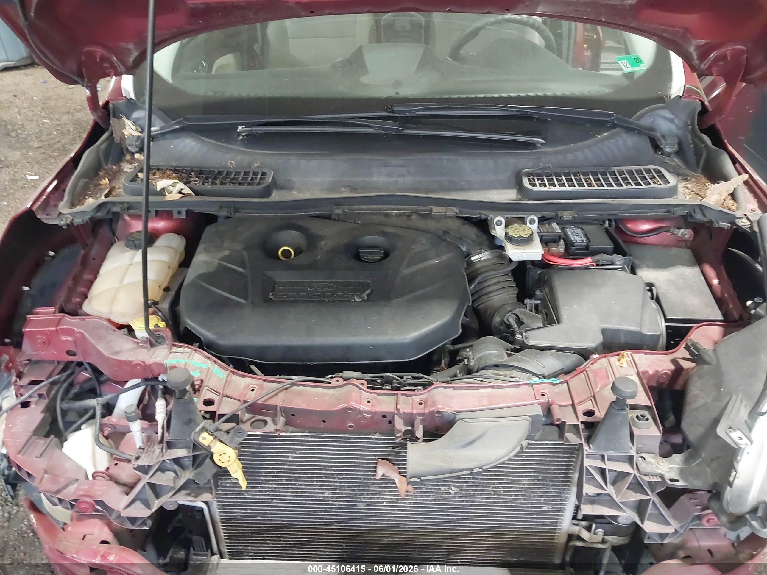 2014 Ford Escape Se Бордовый vin: 1FMCU9G90EUA82205