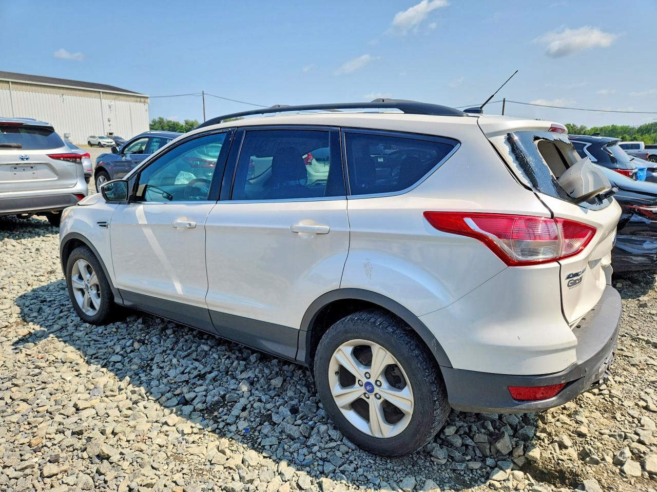 2014 Ford Escape Se Белый vin: 1FMCU9G90EUA88795