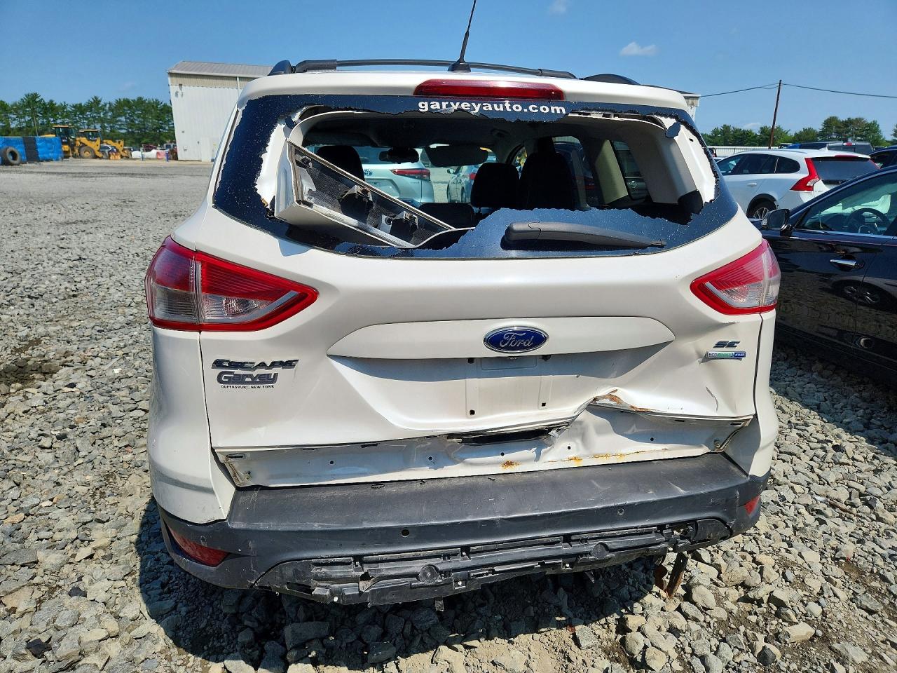 2014 Ford Escape Se Белый vin: 1FMCU9G90EUA88795