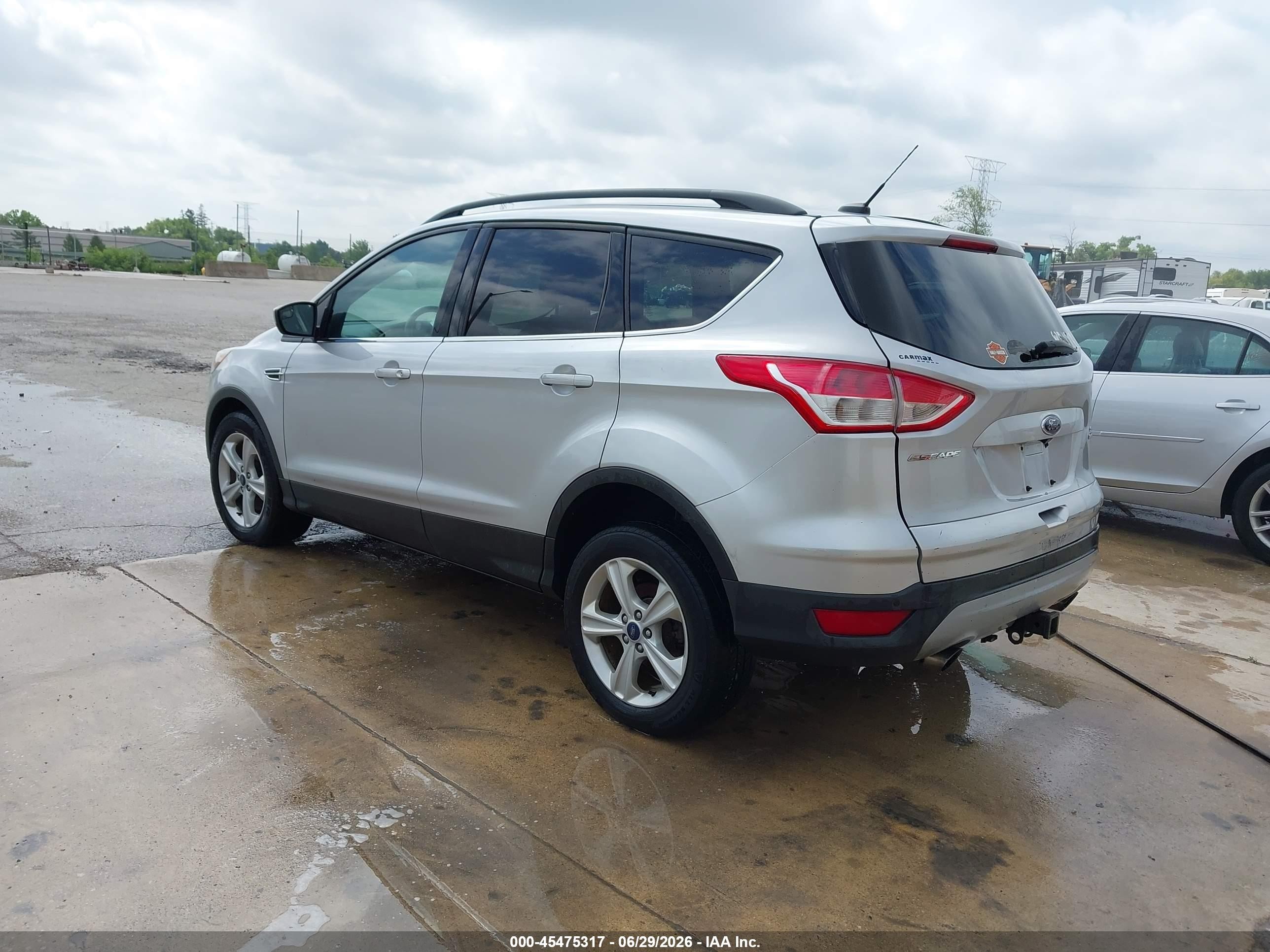 2014 Ford Escape Se Silver vin: 1FMCU9G90EUB46694