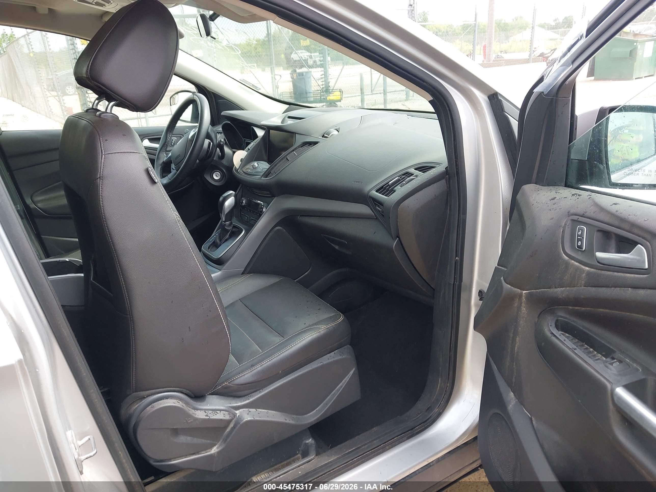 2014 Ford Escape Se Silver vin: 1FMCU9G90EUB46694