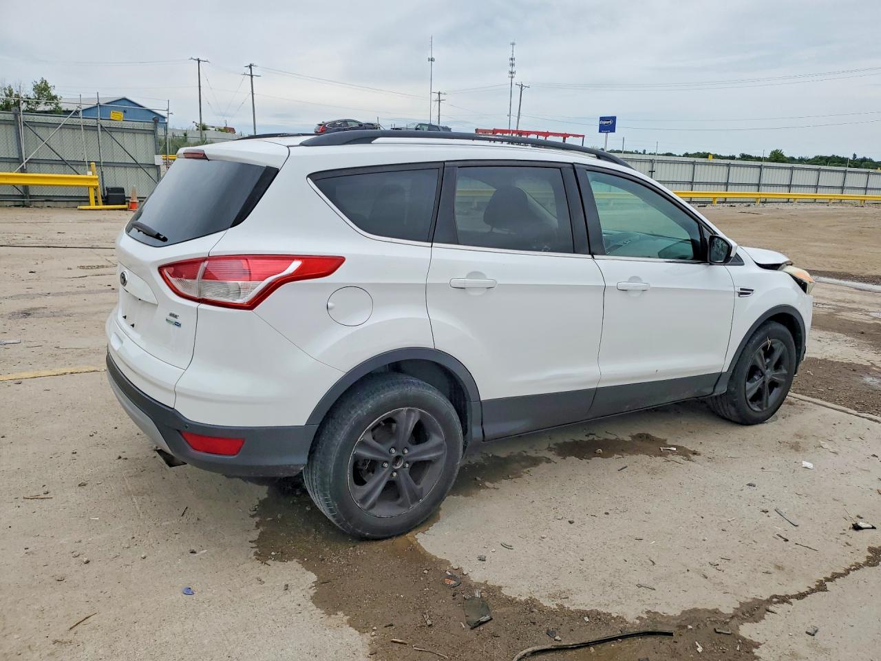 2014 Ford Escape Se White vin: 1FMCU9G90EUB83471