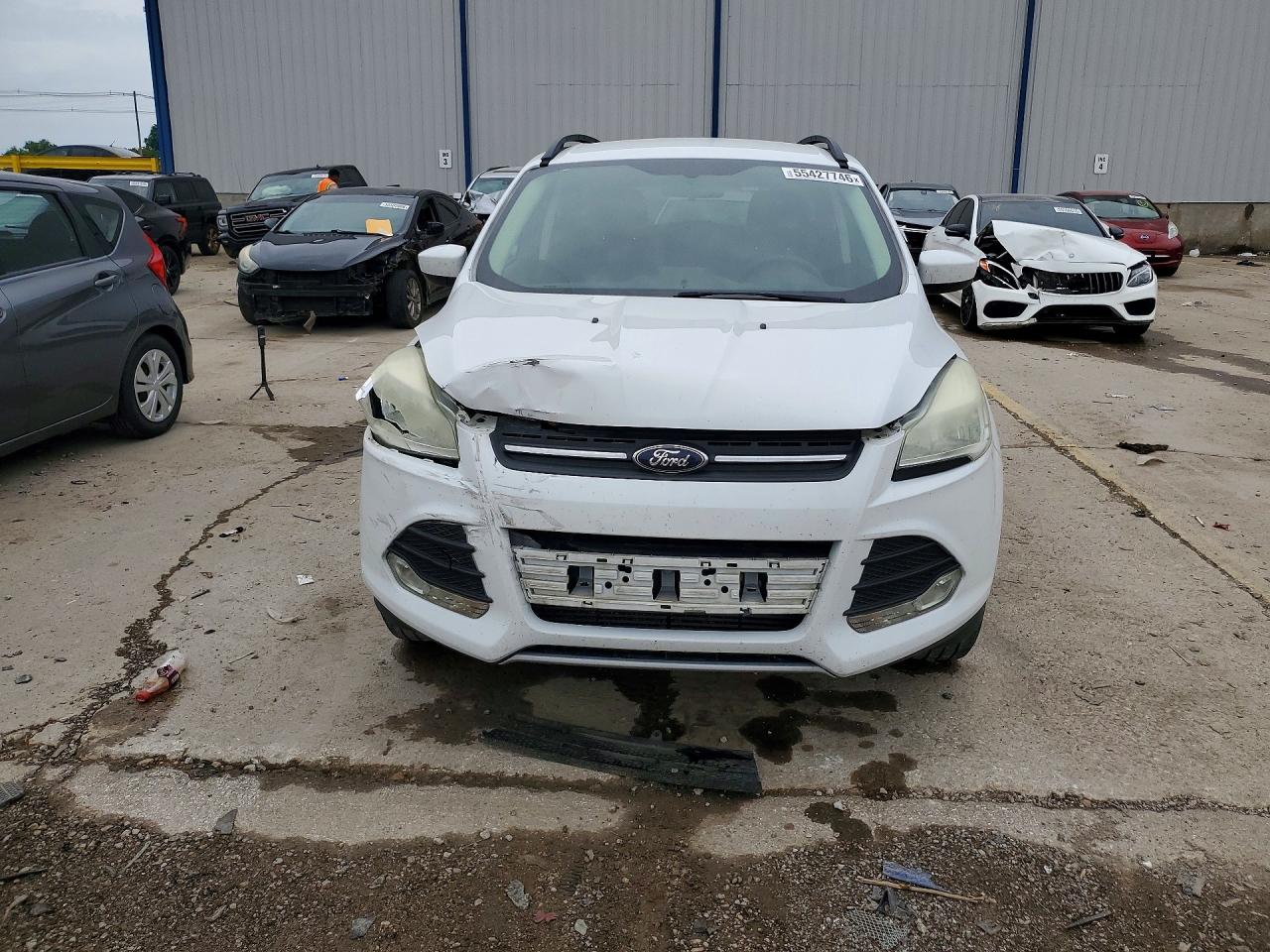 2014 Ford Escape Se White vin: 1FMCU9G90EUB83471