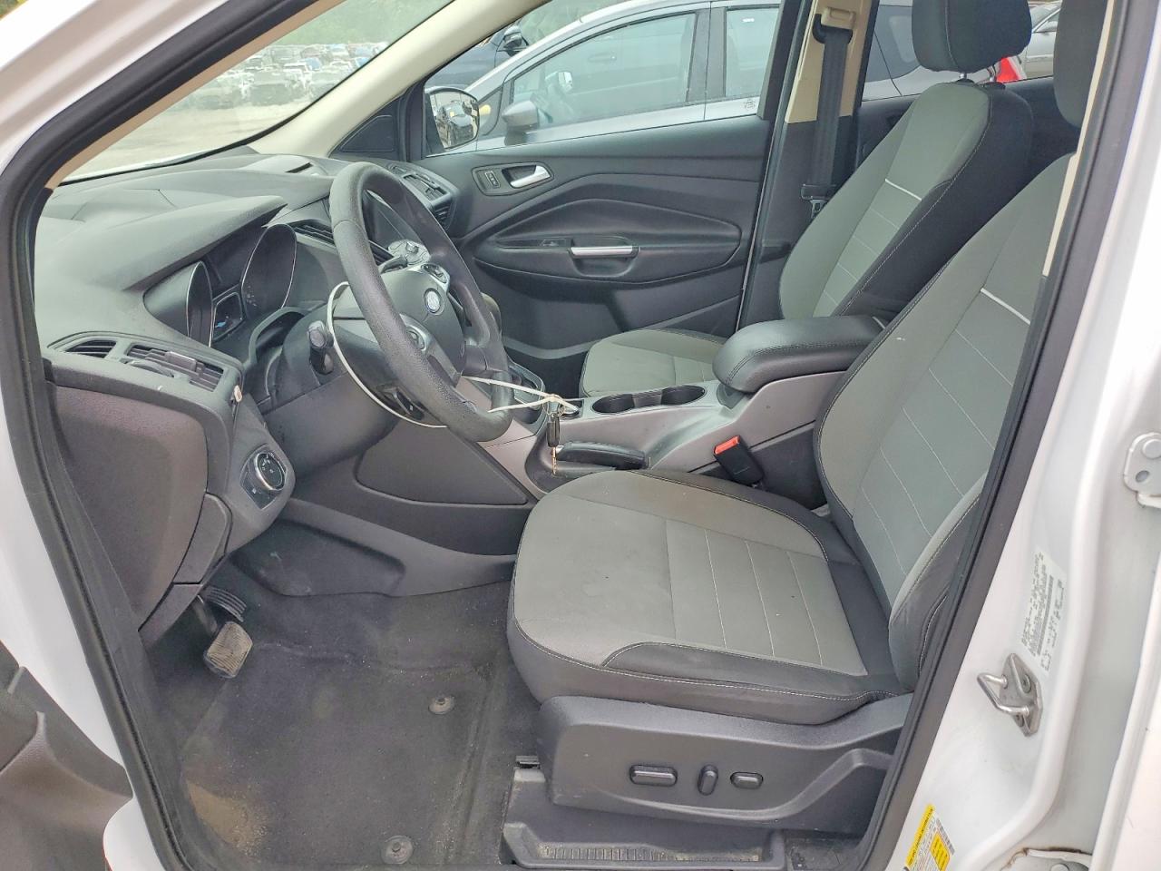 2014 Ford Escape Se White vin: 1FMCU9G90EUB83471