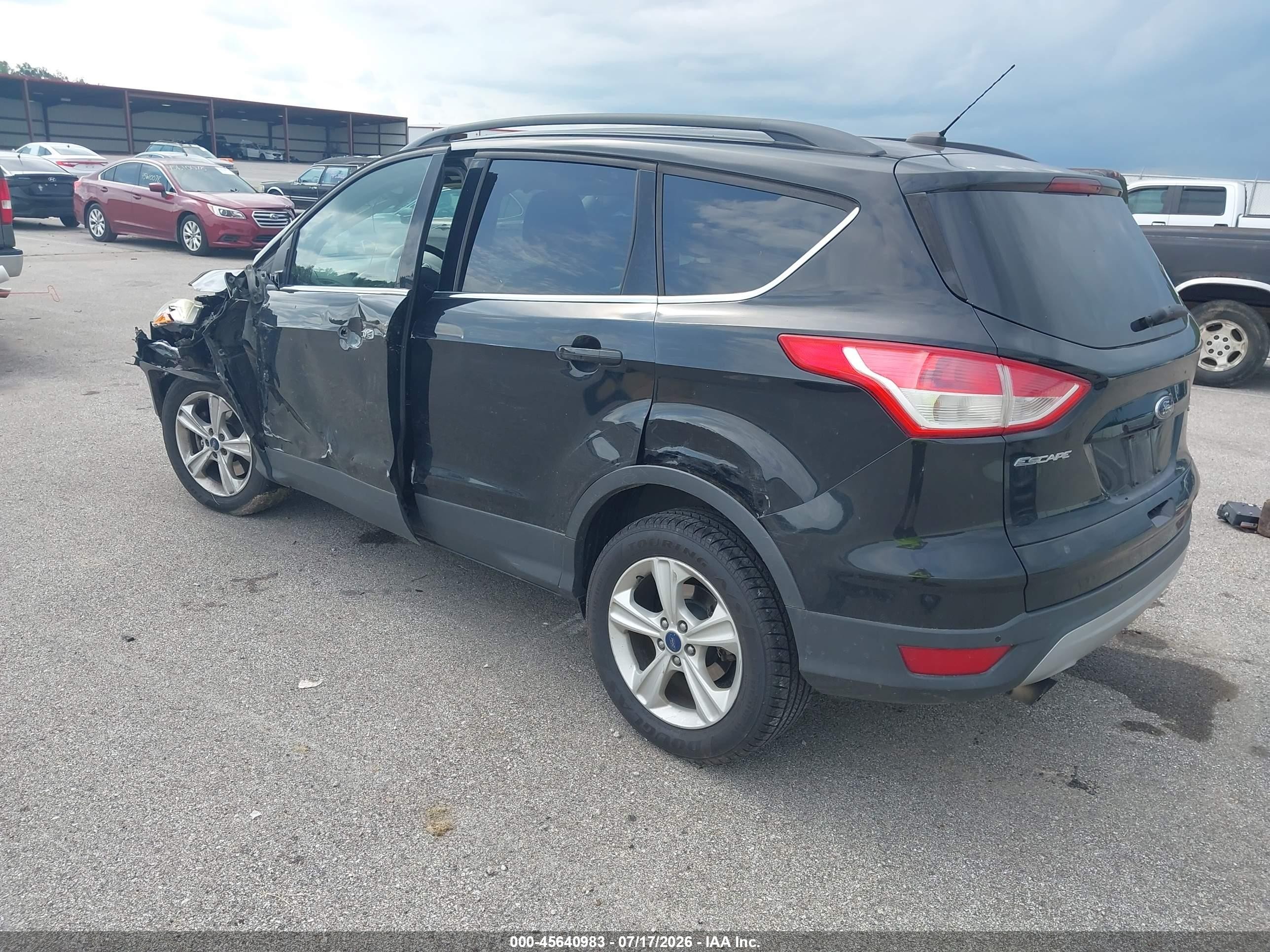 2014 Ford Escape Se Black vin: 1FMCU9G90EUB96415