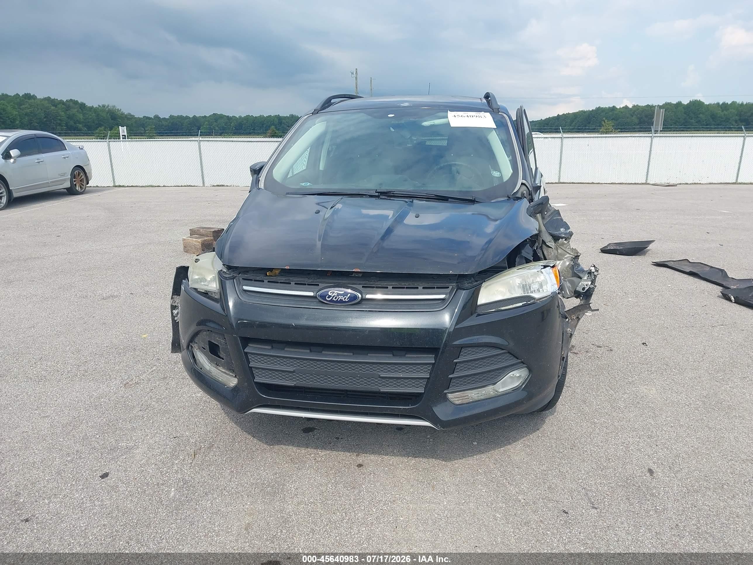 2014 Ford Escape Se Black vin: 1FMCU9G90EUB96415