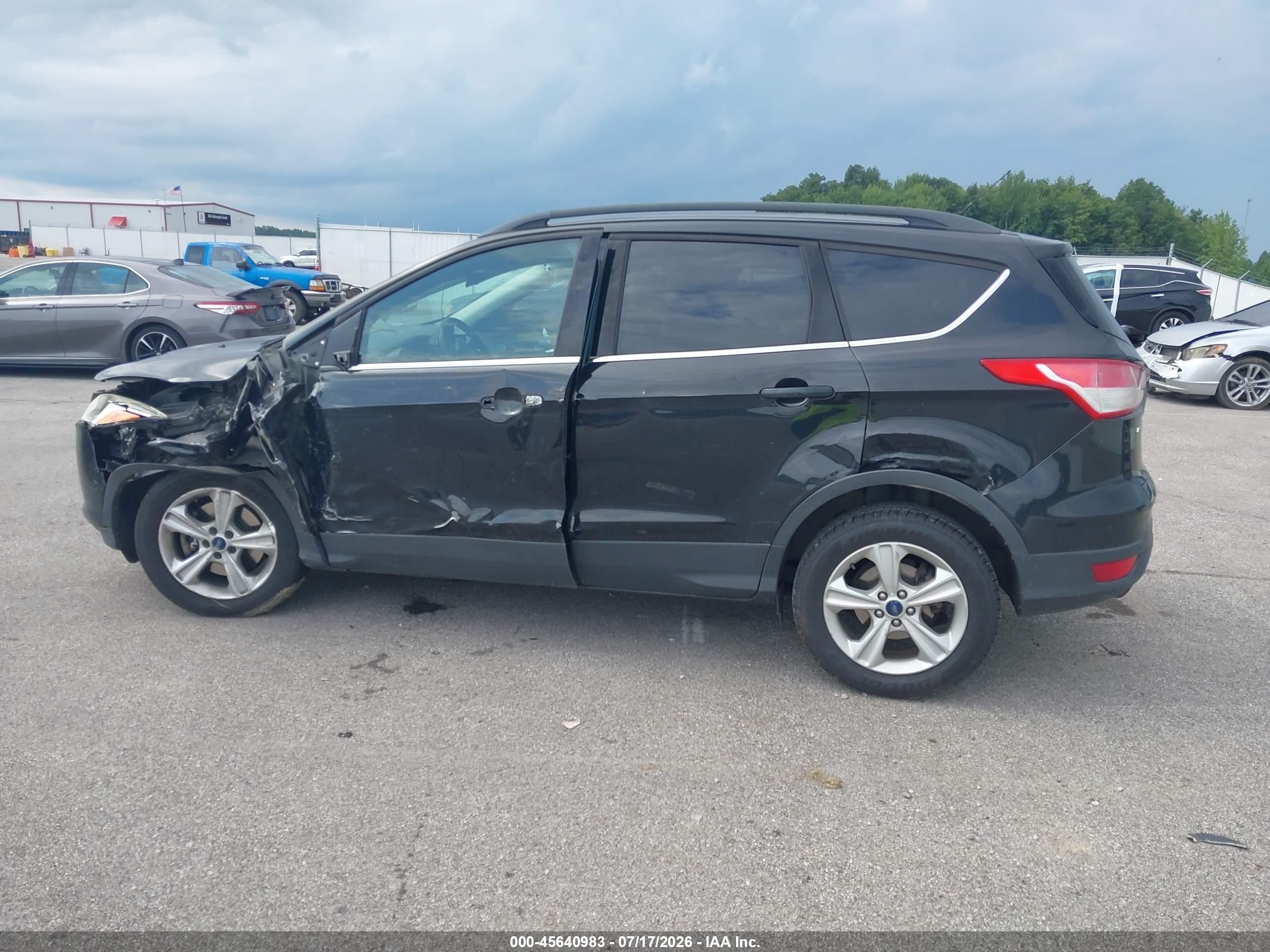 2014 Ford Escape Se Black vin: 1FMCU9G90EUB96415