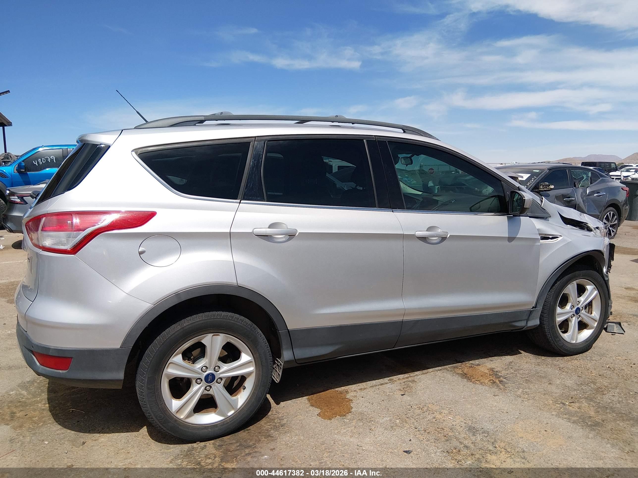 2014 Ford Escape Se Silver vin: 1FMCU9G90EUC84963