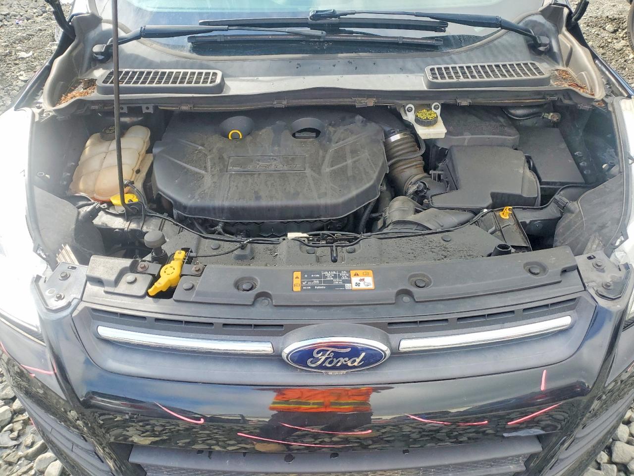 2014 Ford Escape Se Черный vin: 1FMCU9G90EUD12924