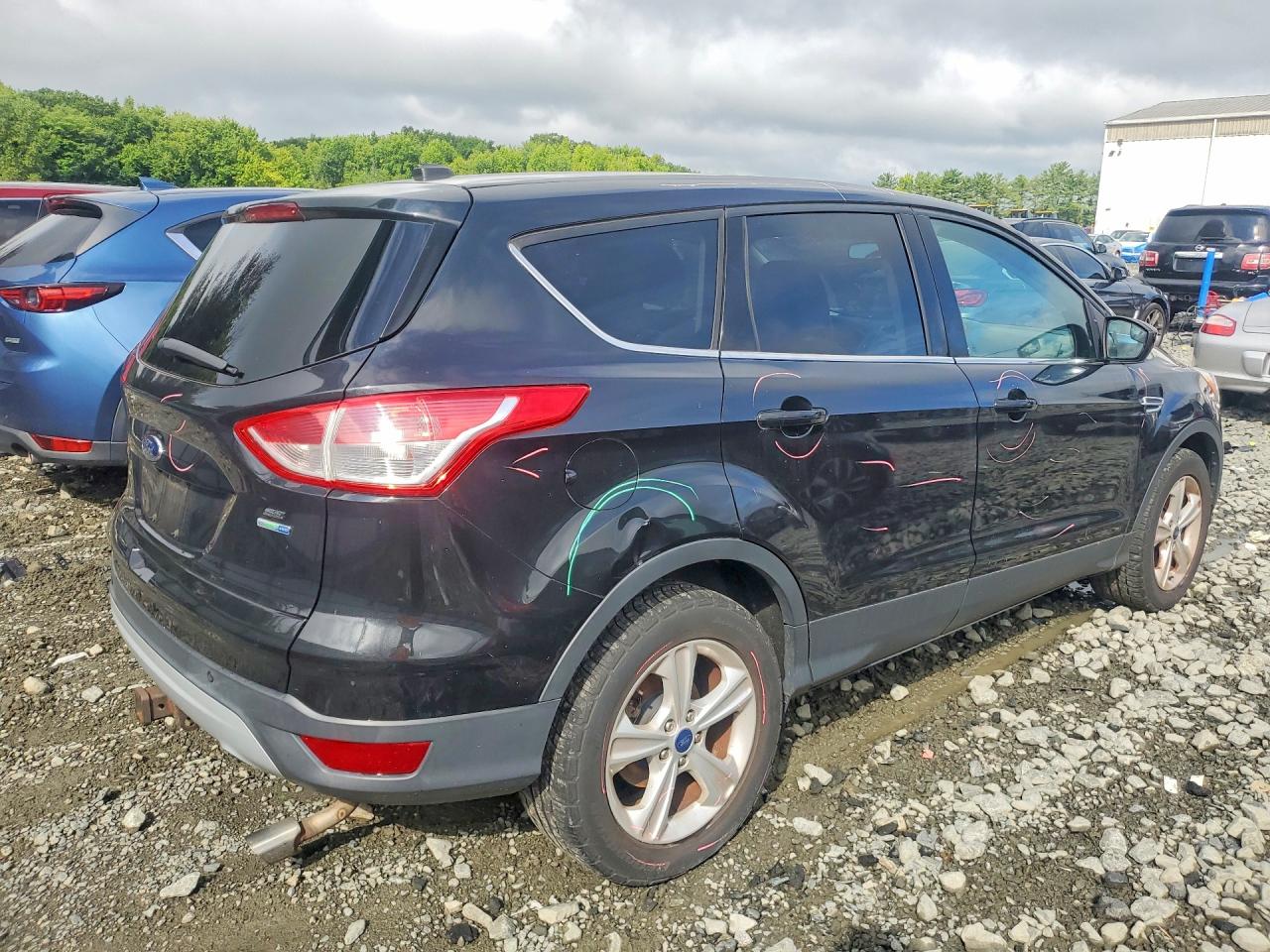 2014 Ford Escape Se Черный vin: 1FMCU9G90EUD12924
