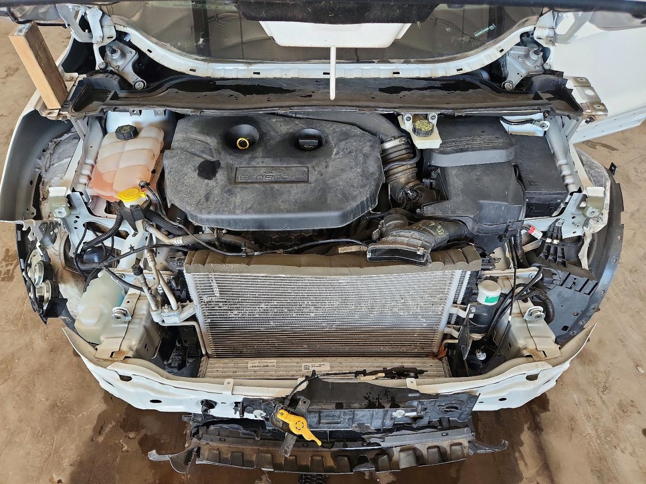 2014 Ford Escape Se White vin: 1FMCU9G90EUD56695