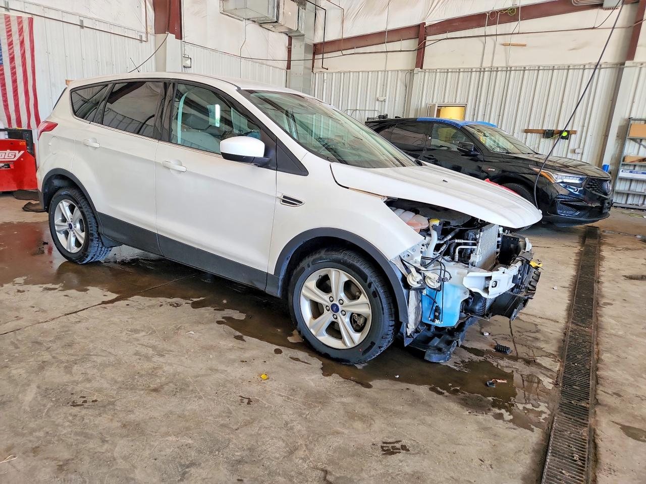2014 Ford Escape Se White vin: 1FMCU9G90EUD56695