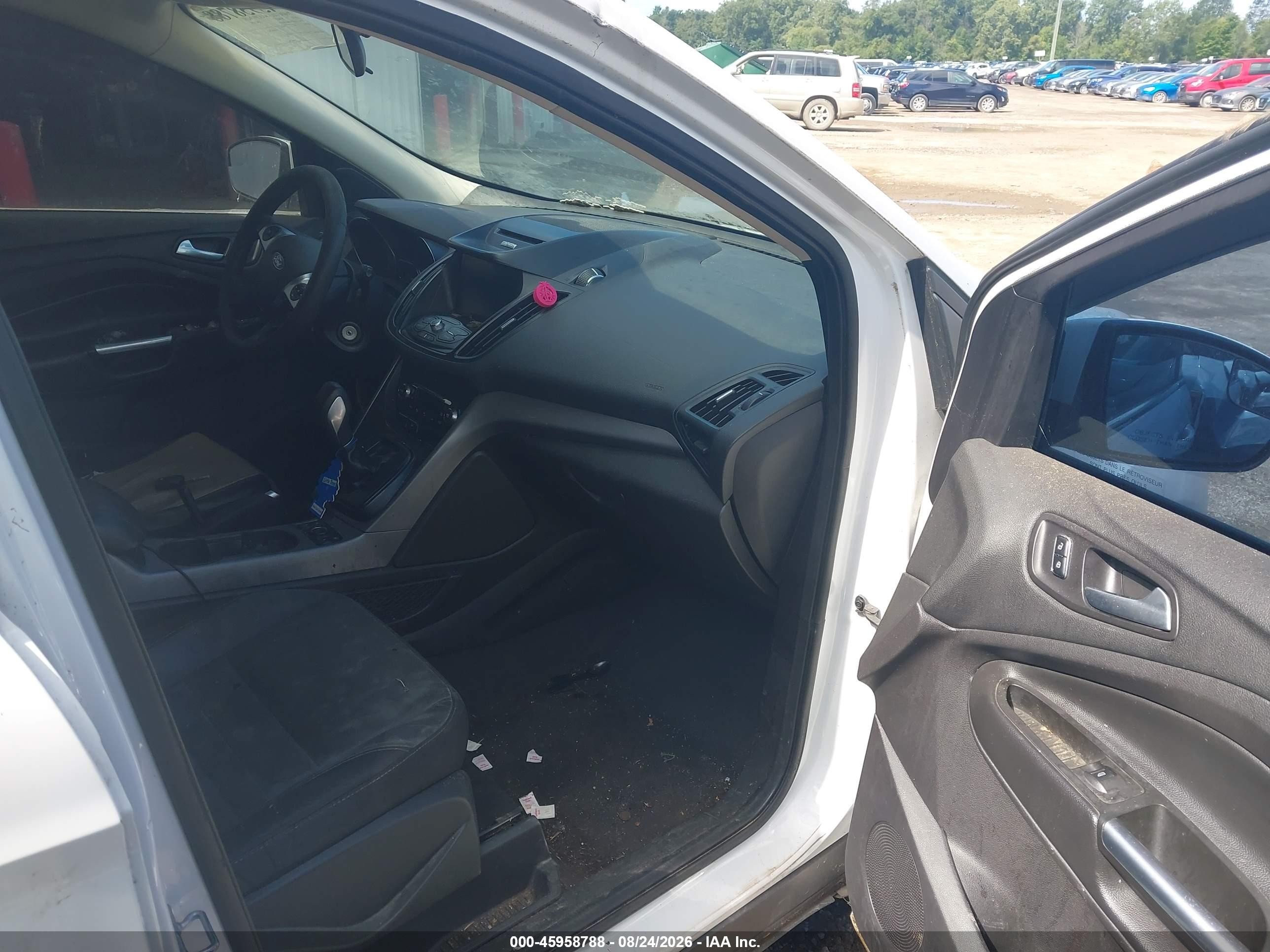 2014 Ford Escape Se Белый vin: 1FMCU9G90EUD68135