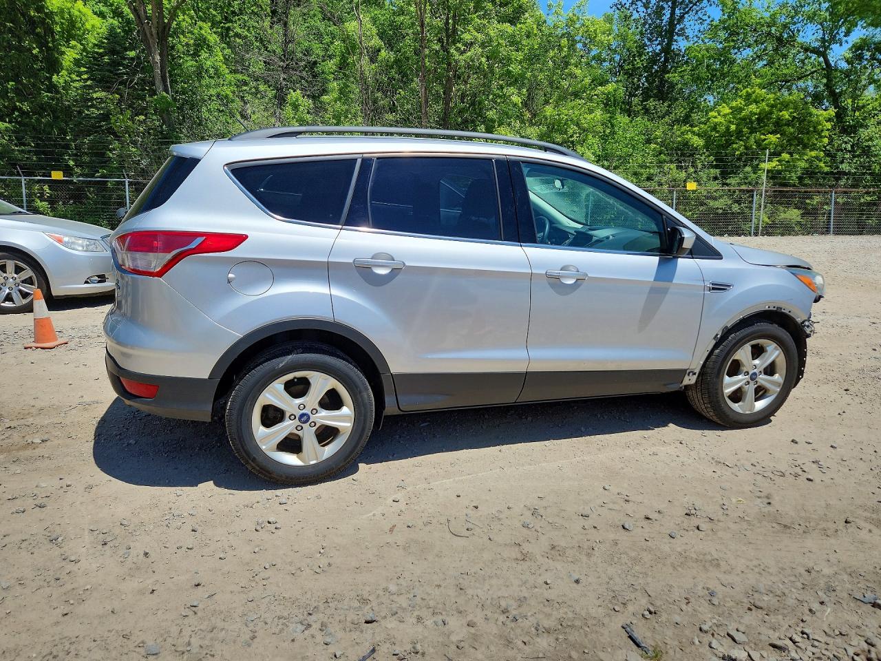 2014 Ford Escape Se Silver vin: 1FMCU9G90EUD78597