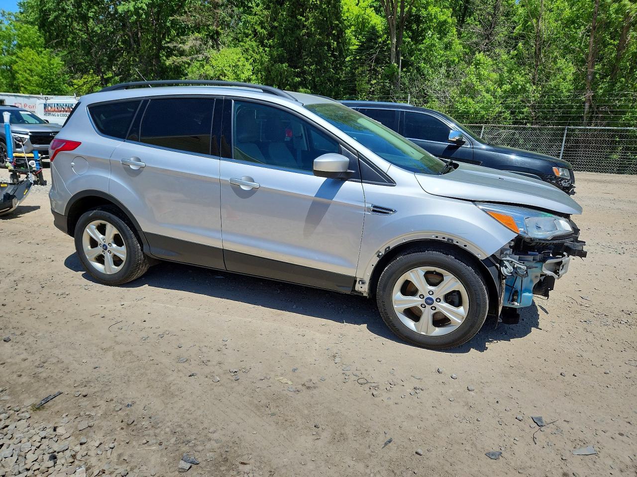 2014 Ford Escape Se Silver vin: 1FMCU9G90EUD78597