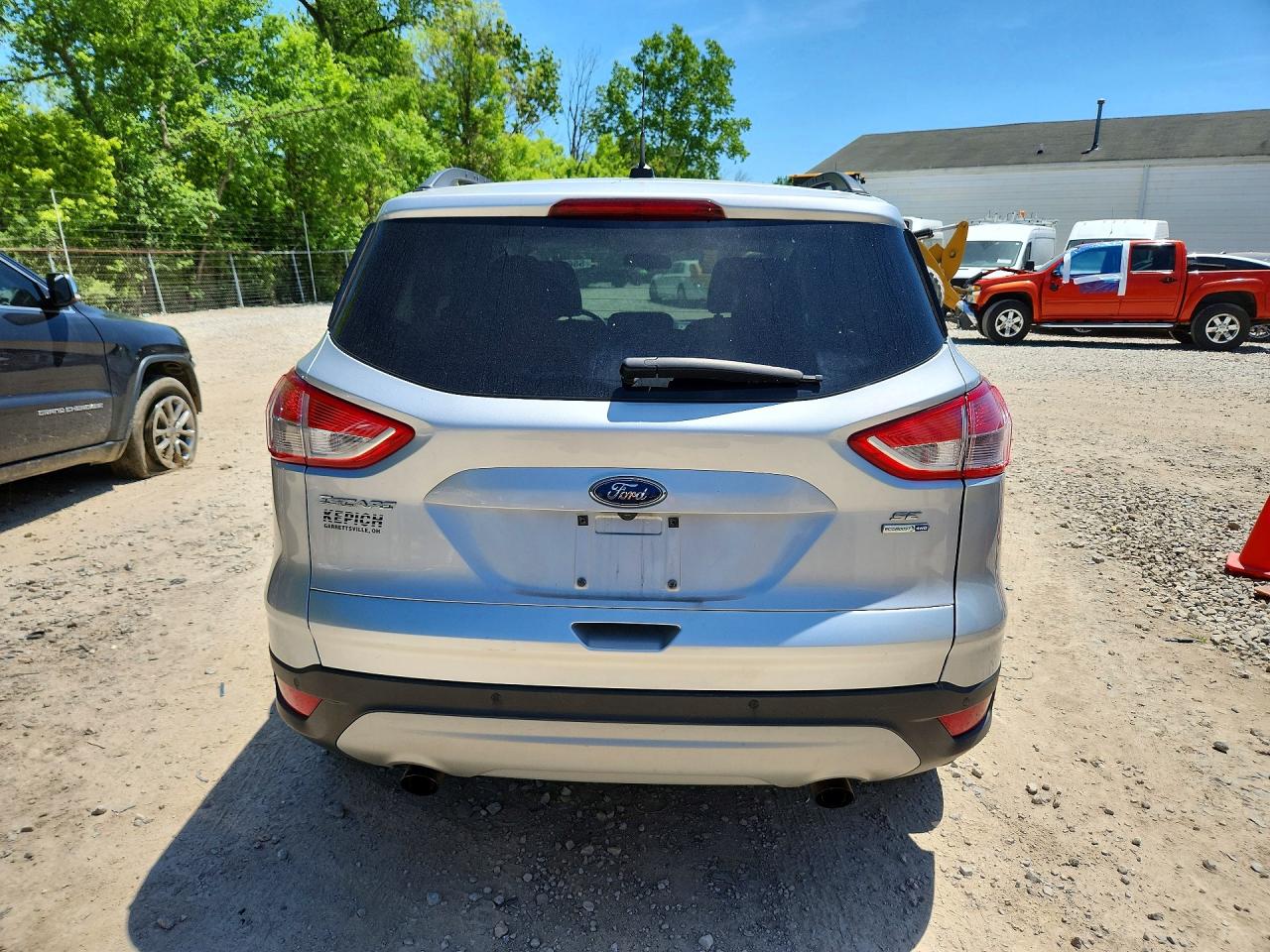 2014 Ford Escape Se Silver vin: 1FMCU9G90EUD78597