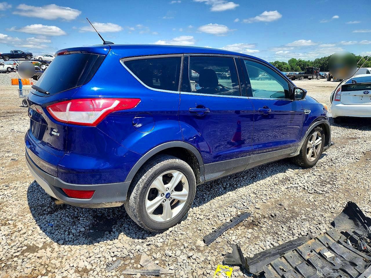 2015 Ford Escape Se Blue vin: 1FMCU9G90FUA10079