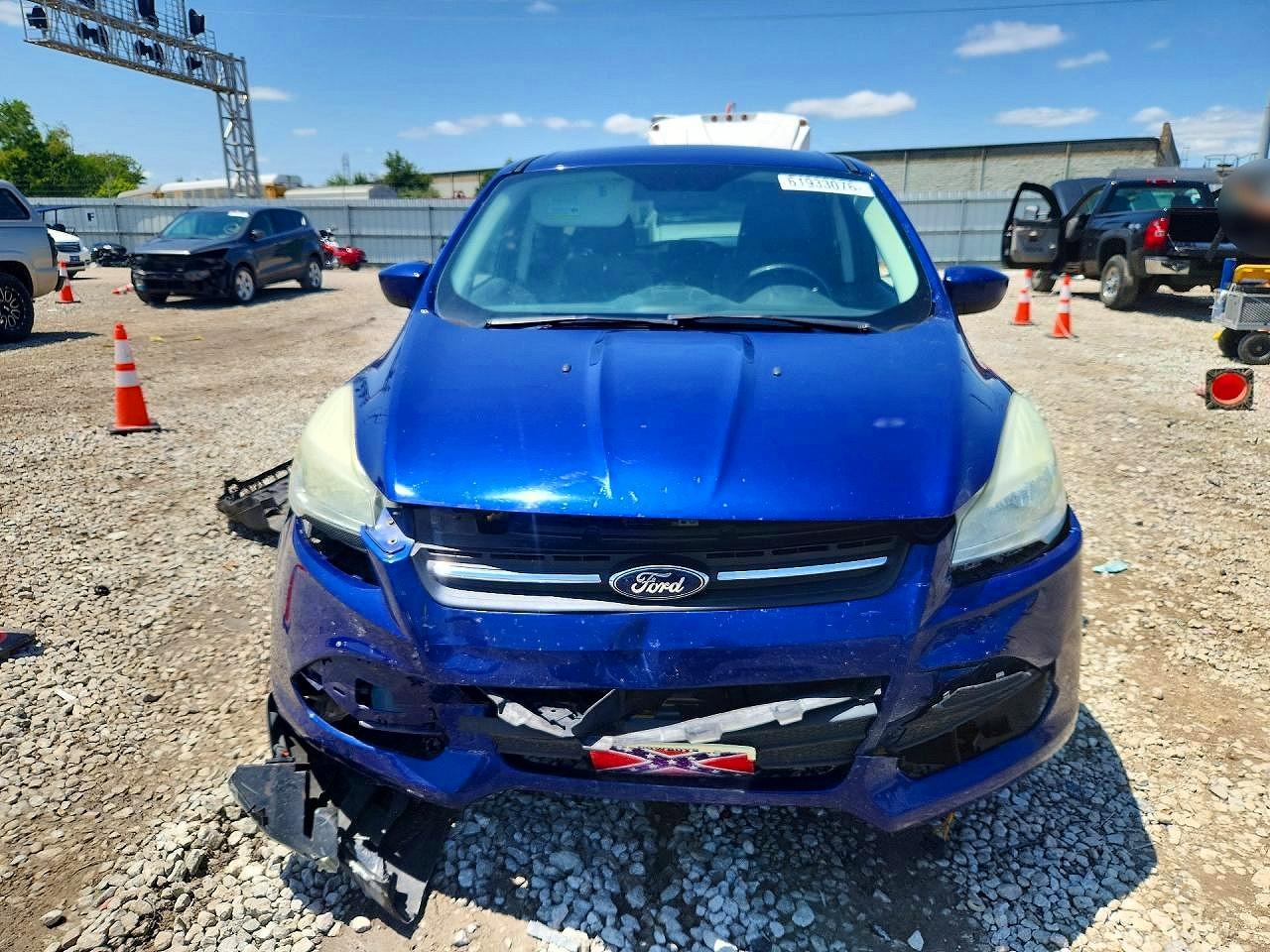 2015 Ford Escape Se Blue vin: 1FMCU9G90FUA10079