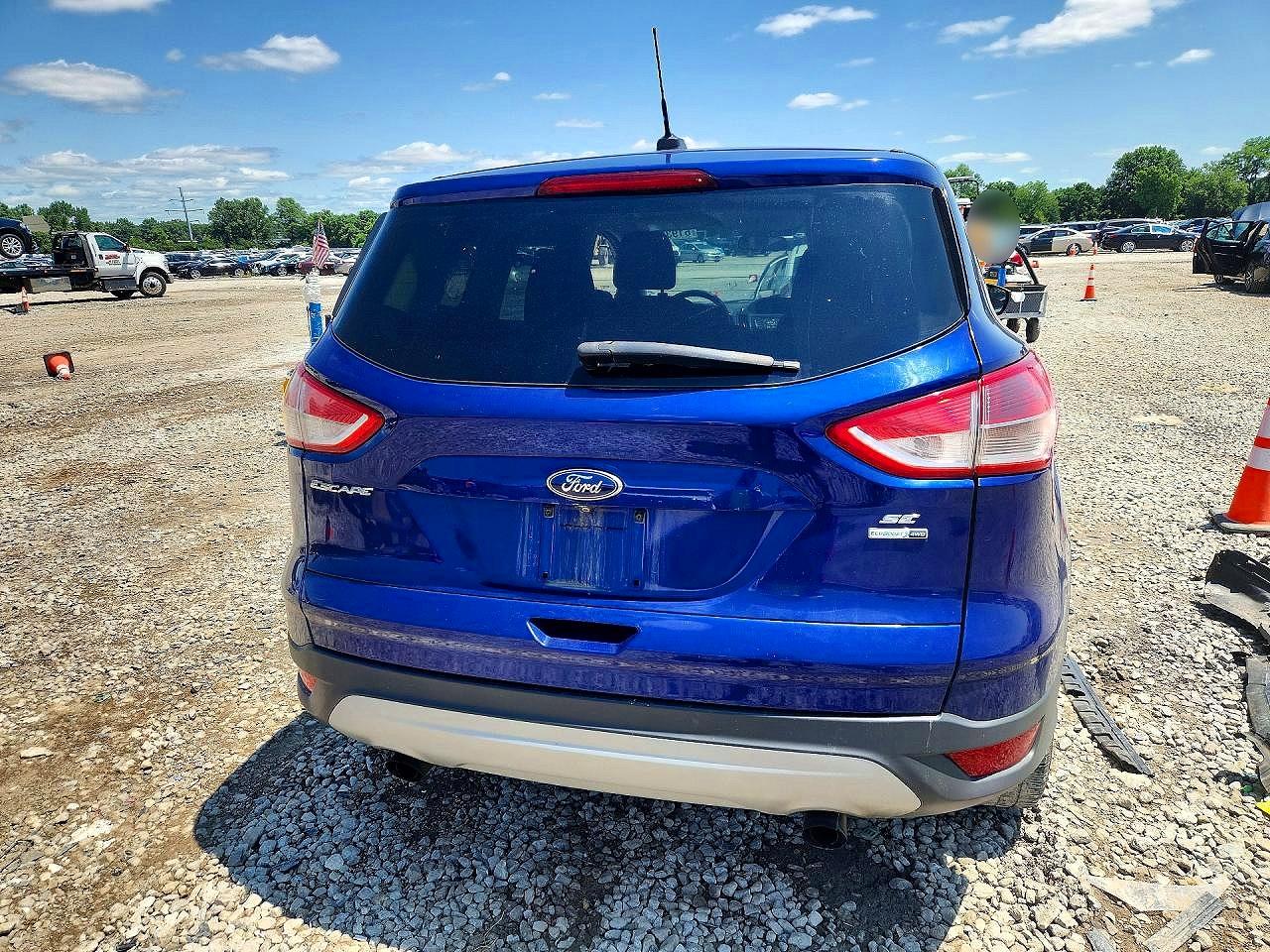 2015 Ford Escape Se Blue vin: 1FMCU9G90FUA10079