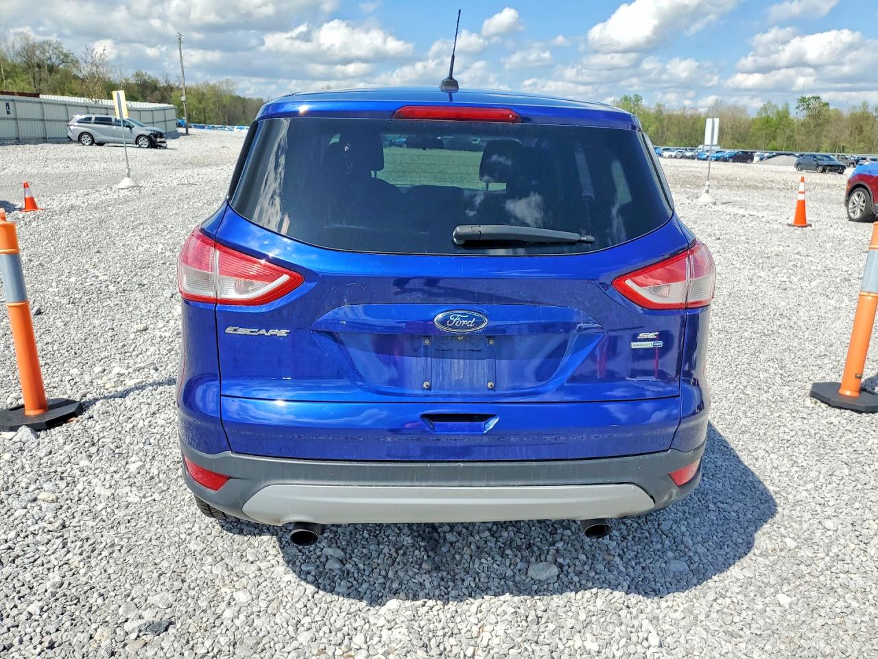 2015 Ford Escape Se Blue vin: 1FMCU9G90FUB13325