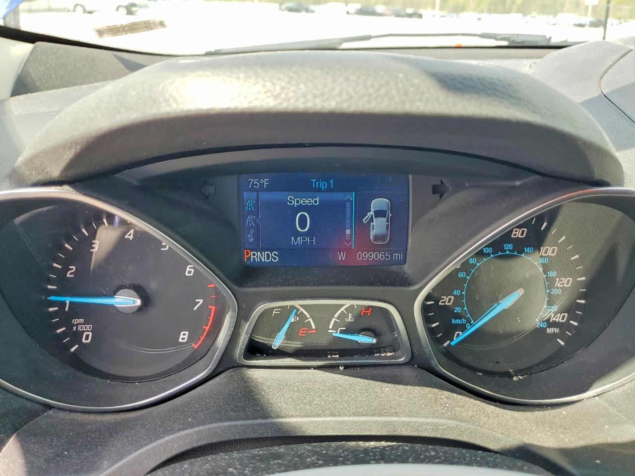 2015 Ford Escape Se Blue vin: 1FMCU9G90FUB13325