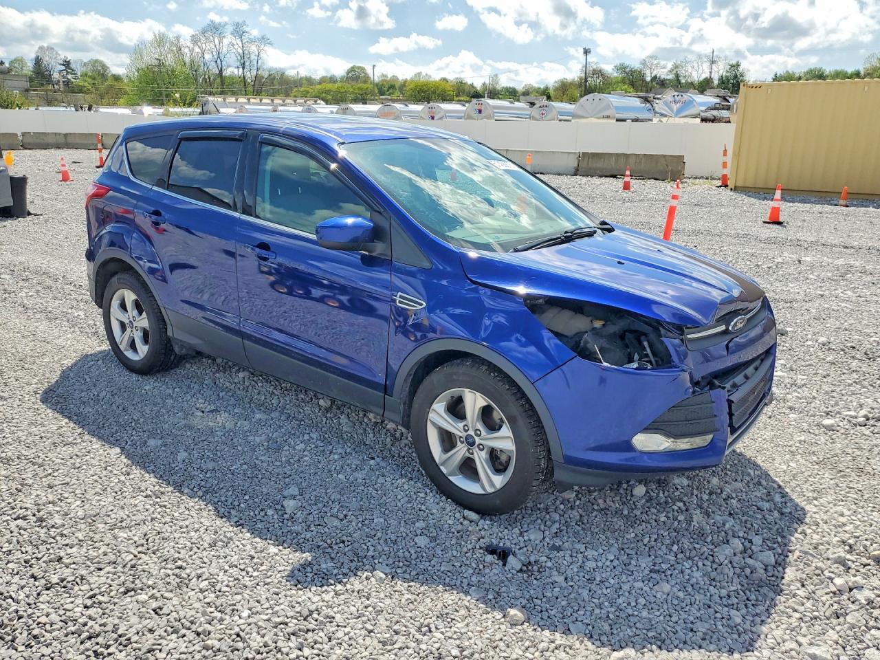 2015 Ford Escape Se Blue vin: 1FMCU9G90FUB13325