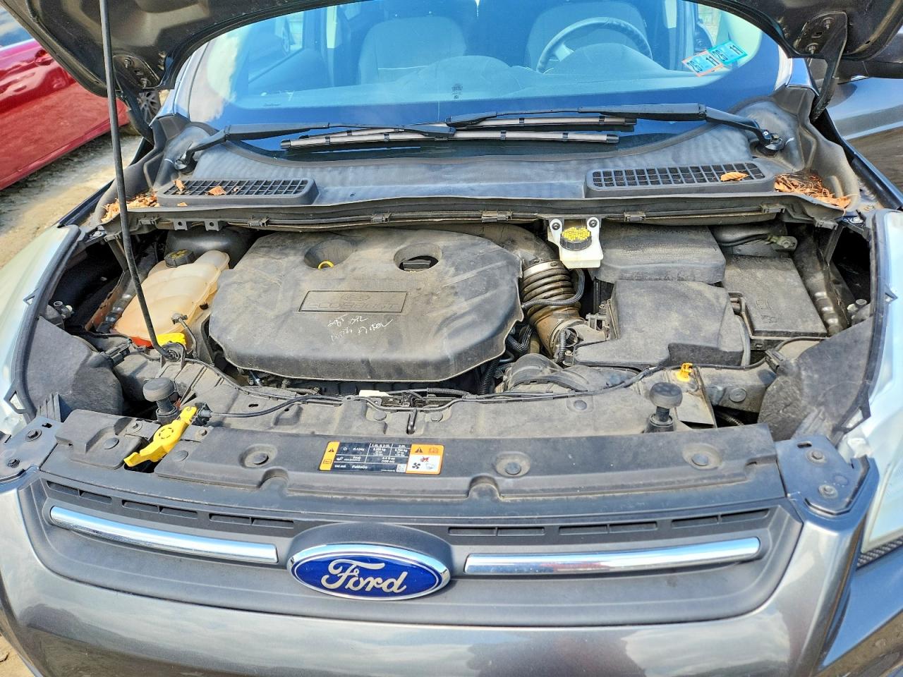 2015 Ford Escape Se Gray vin: 1FMCU9G90FUB55140
