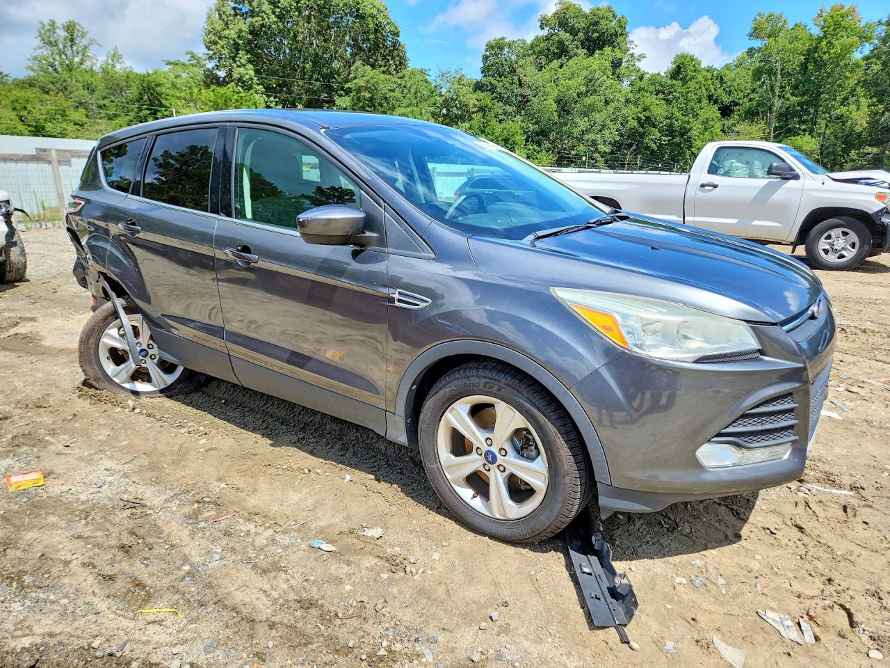 2015 Ford Escape Se Gray vin: 1FMCU9G90FUB55140