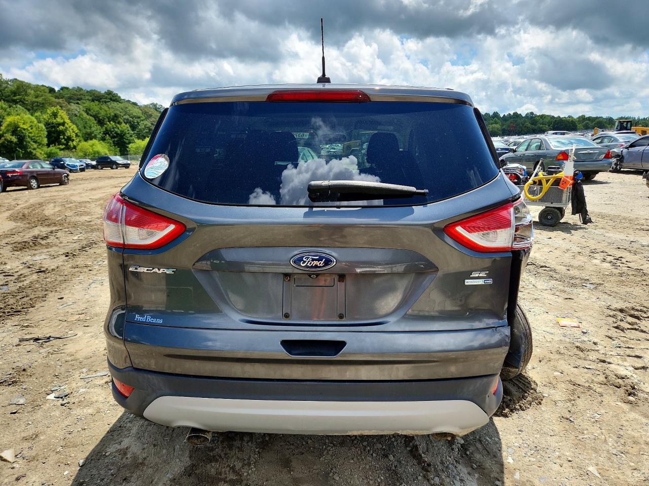 2015 Ford Escape Se Gray vin: 1FMCU9G90FUB55140