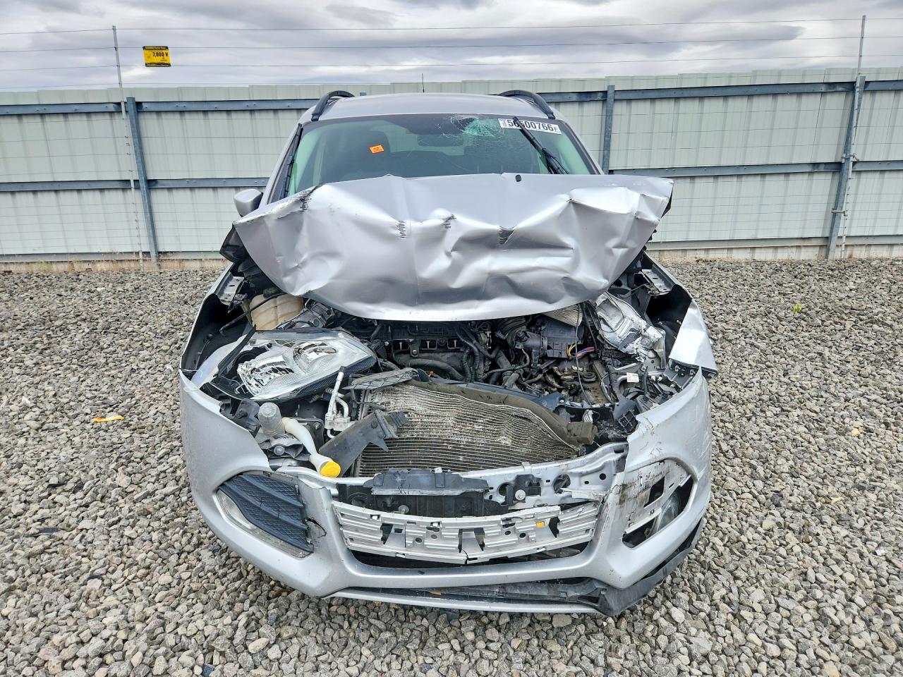 2015 Ford Escape Se Silver vin: 1FMCU9G90FUB96044