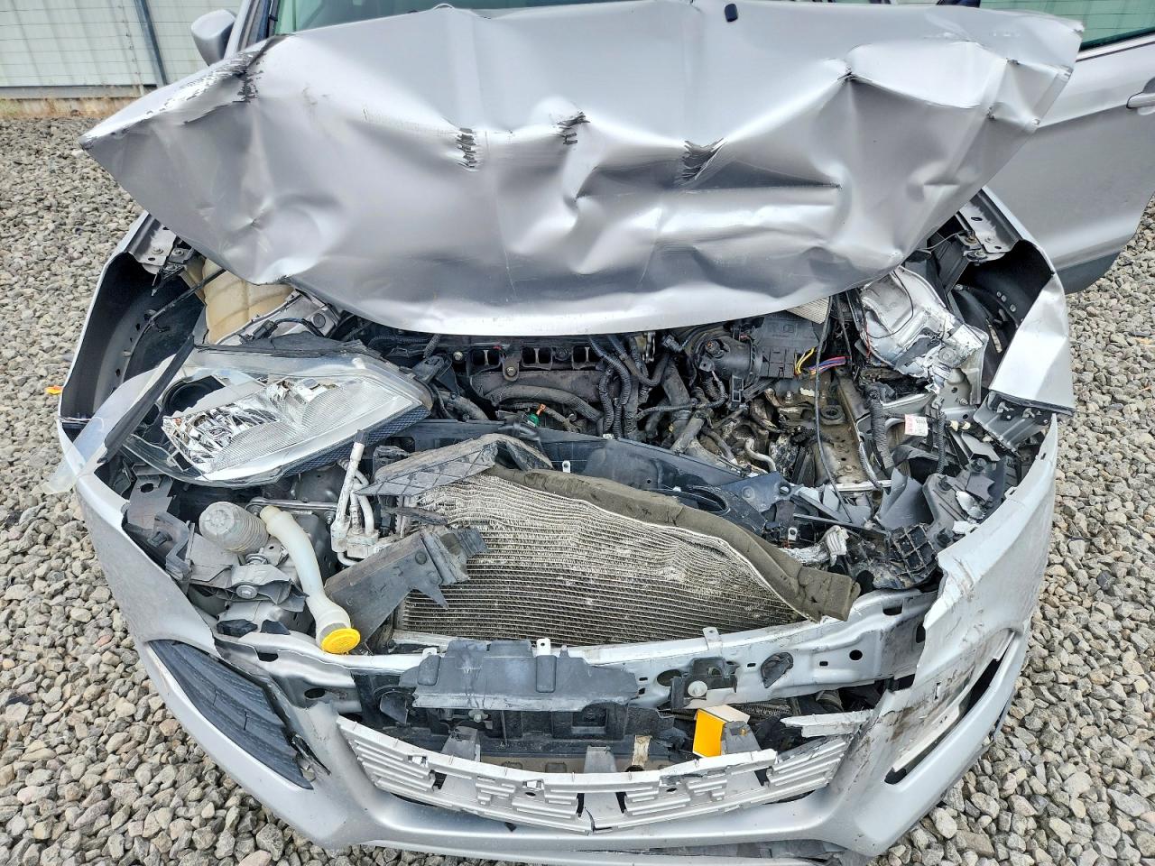 2015 Ford Escape Se Silver vin: 1FMCU9G90FUB96044