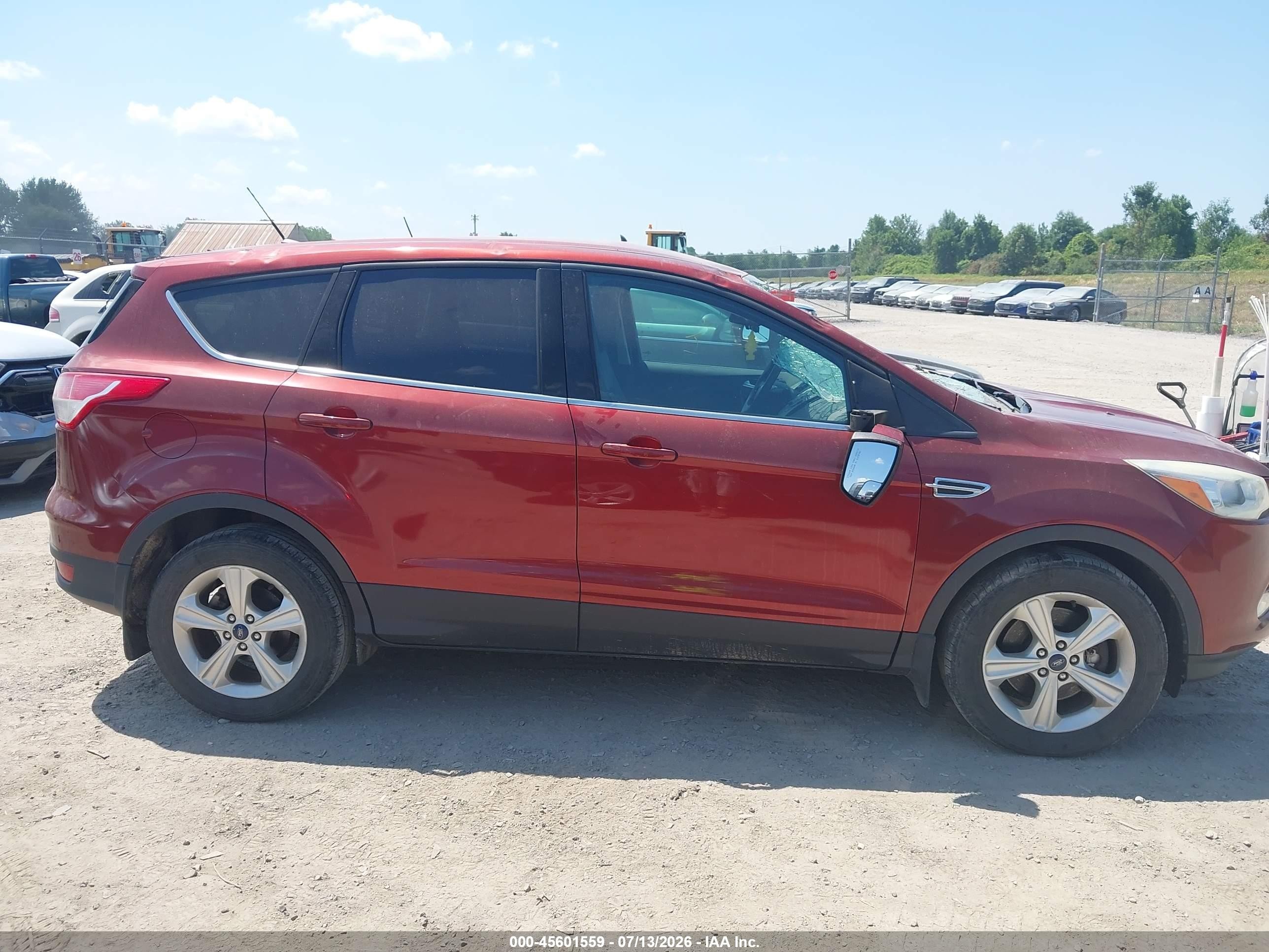 2015 Ford Escape Se Red vin: 1FMCU9G90FUC19323