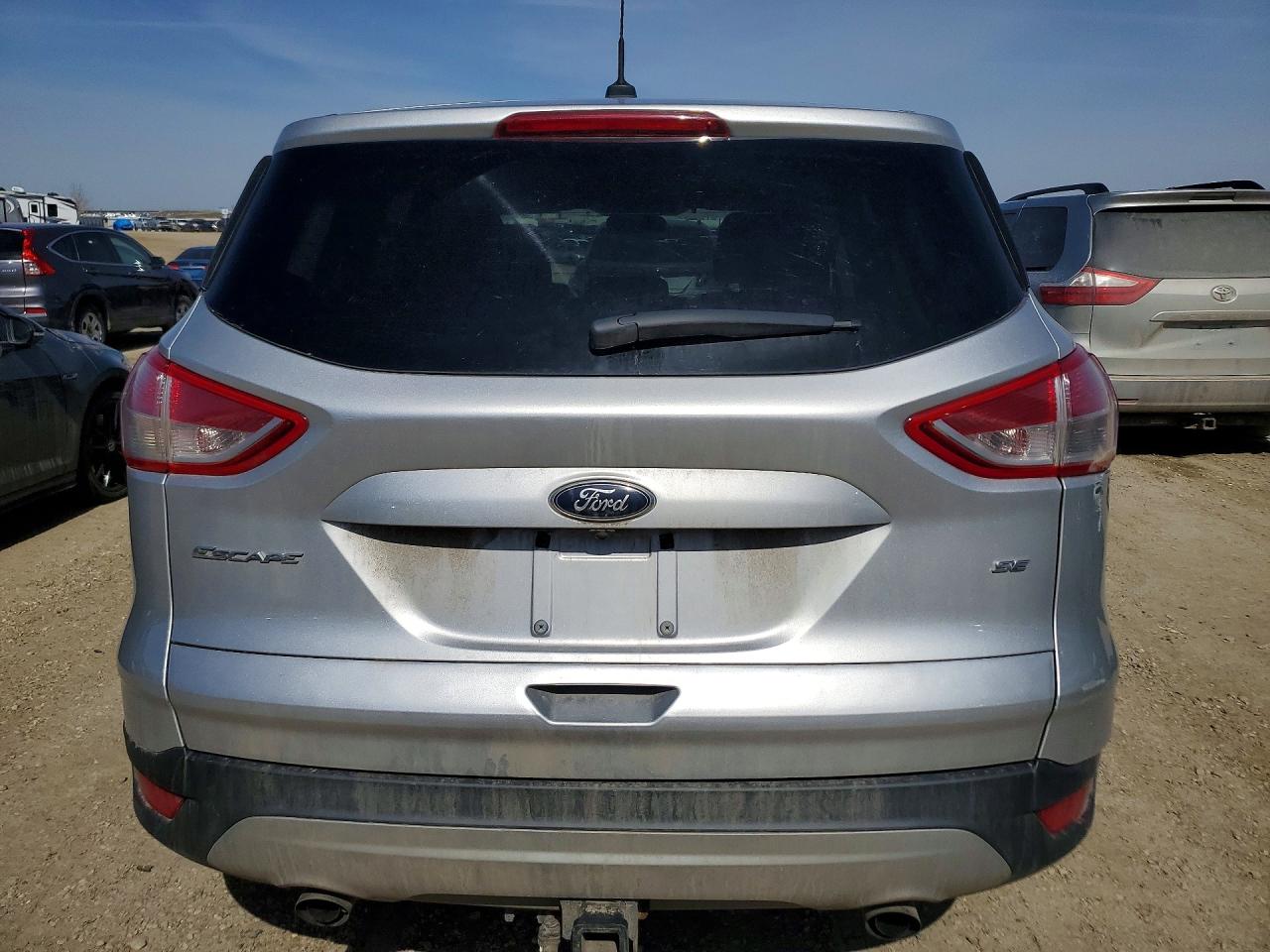 2015 Ford Escape Se Silver vin: 1FMCU9G90FUC68666