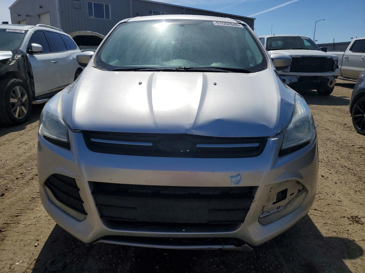 2015 Ford Escape Se Silver vin: 1FMCU9G90FUC68666