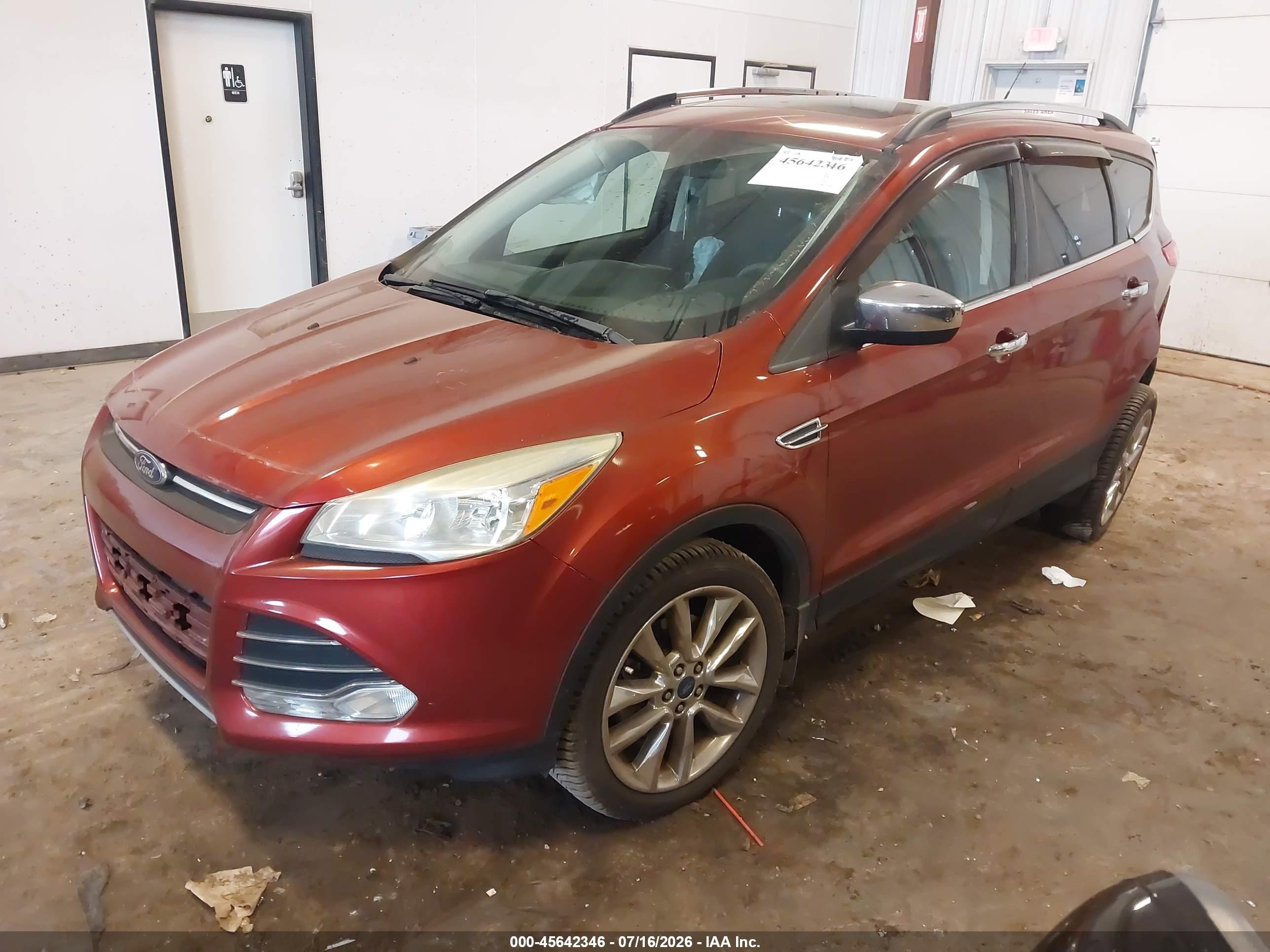2015 Ford Escape Se Orange vin: 1FMCU9G90FUC70157