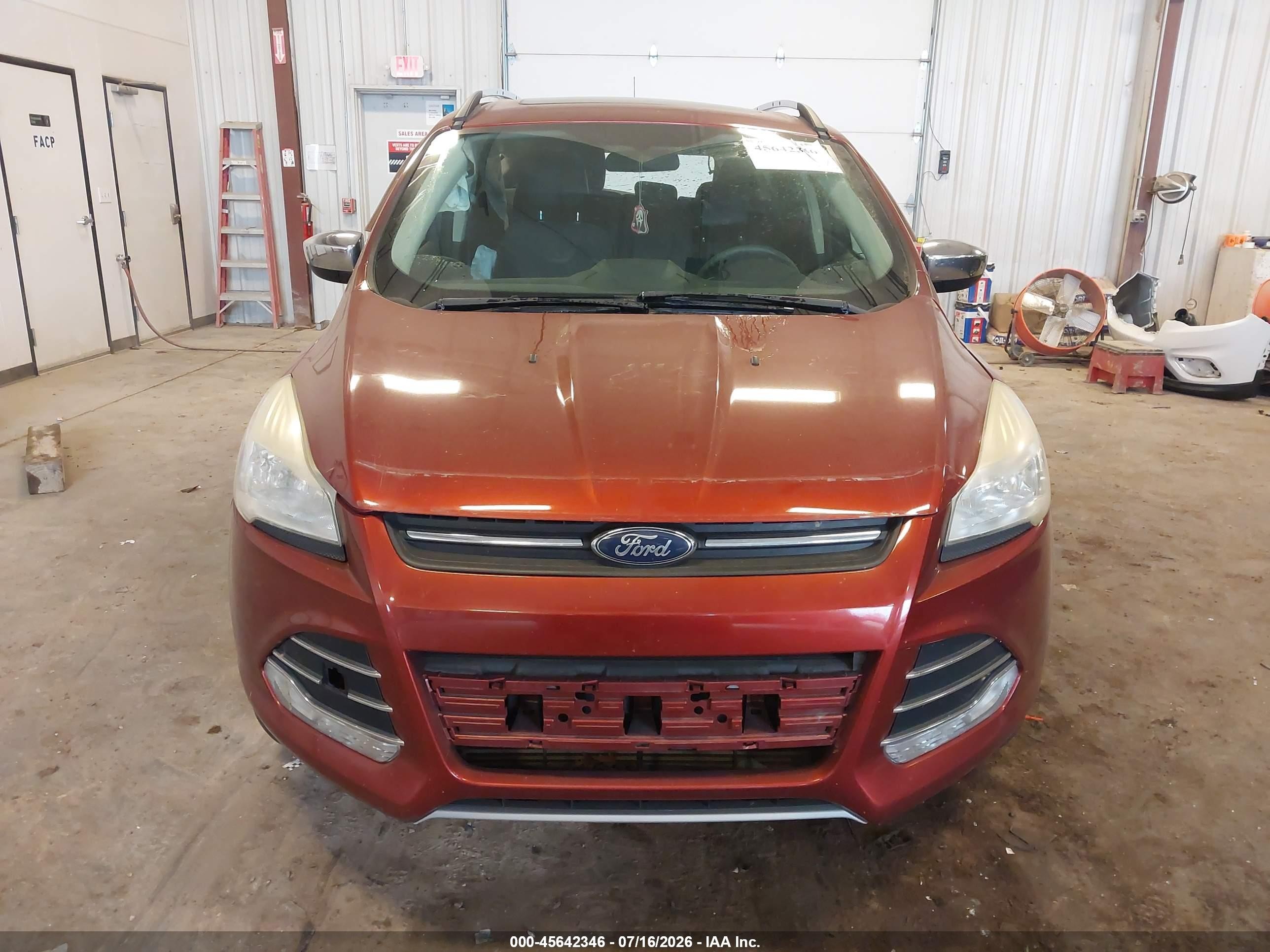 2015 Ford Escape Se Orange vin: 1FMCU9G90FUC70157