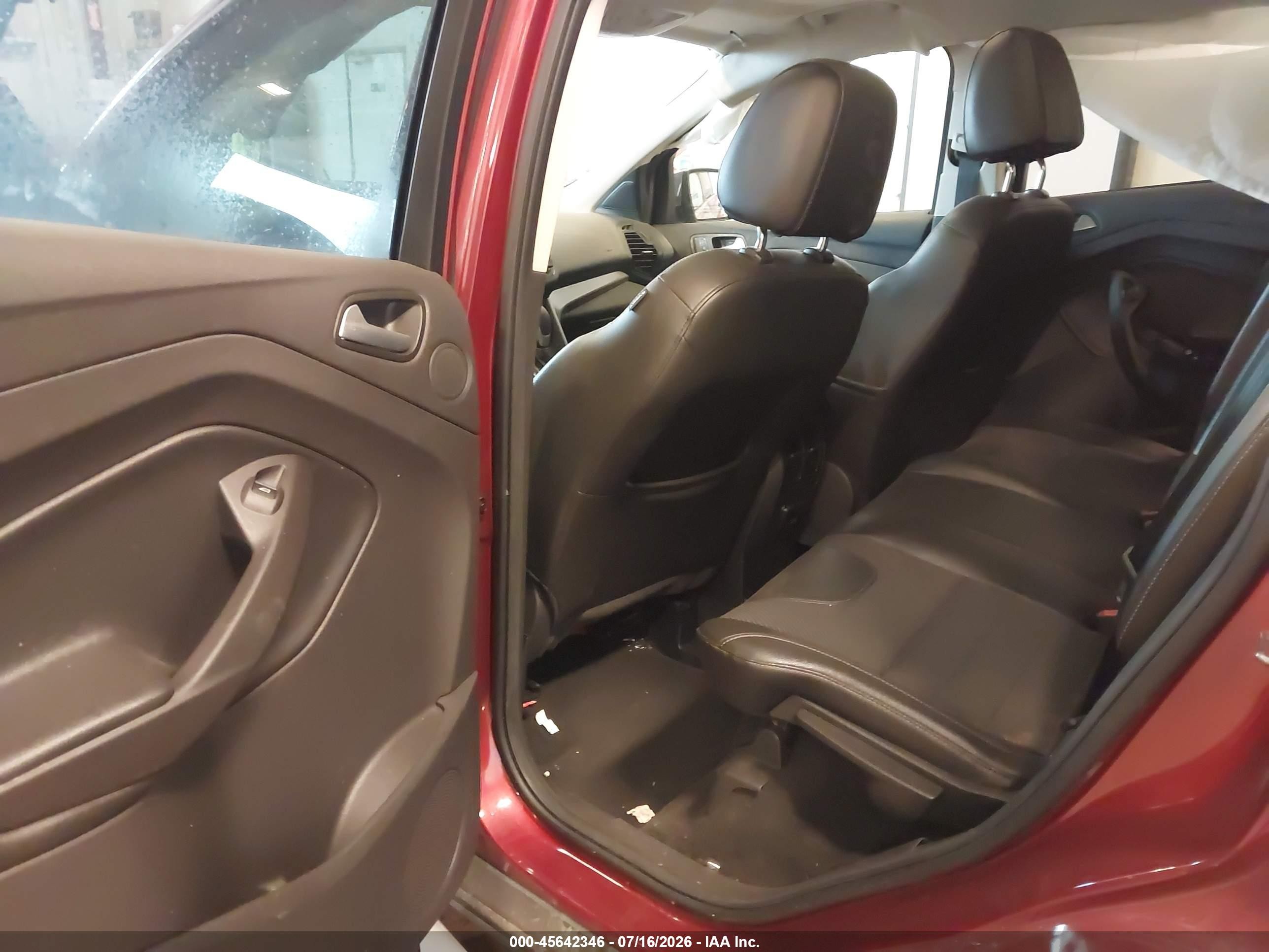 2015 Ford Escape Se Orange vin: 1FMCU9G90FUC70157