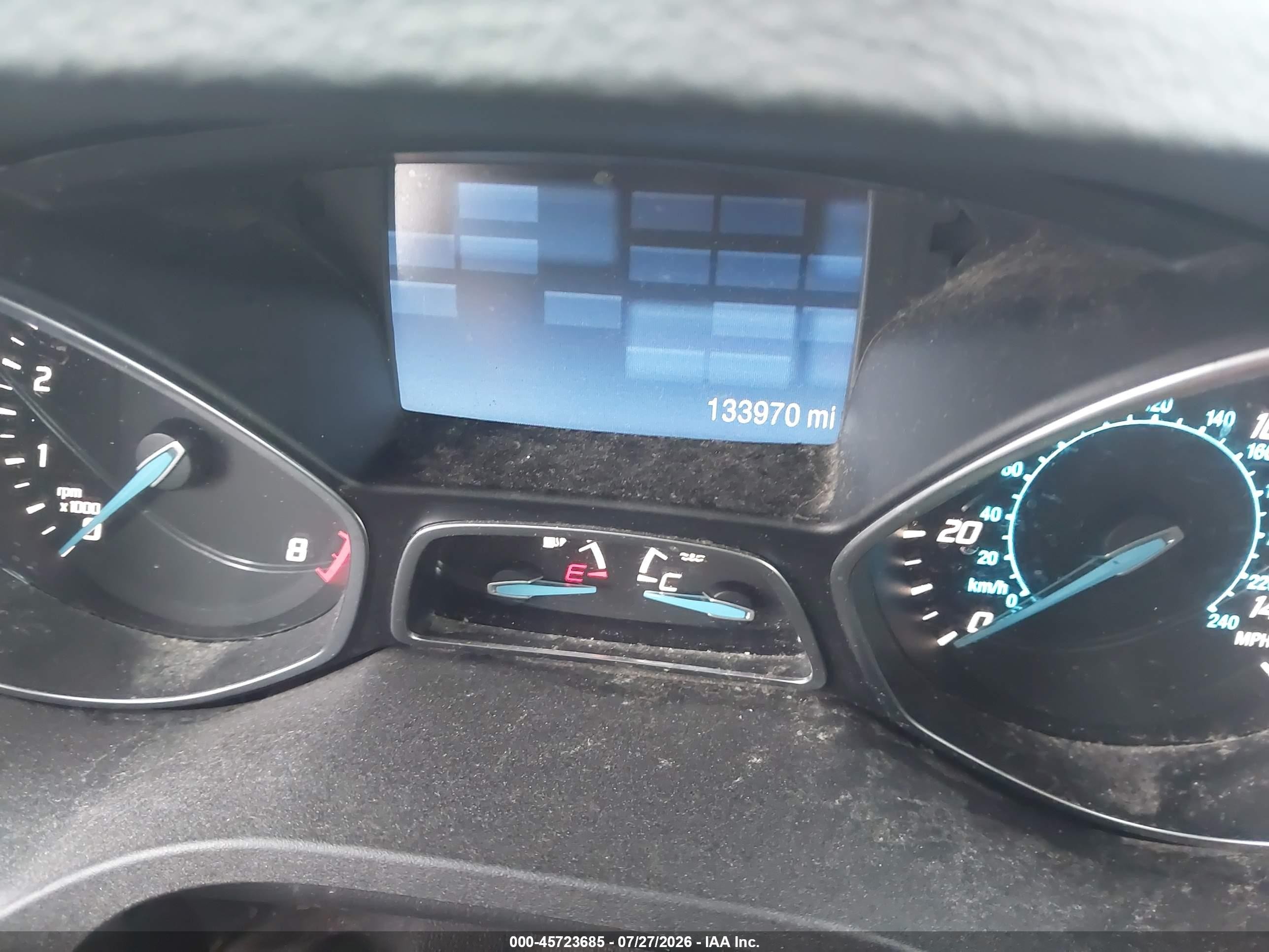 2015 Ford Escape Se Gray vin: 1FMCU9G90FUC75603