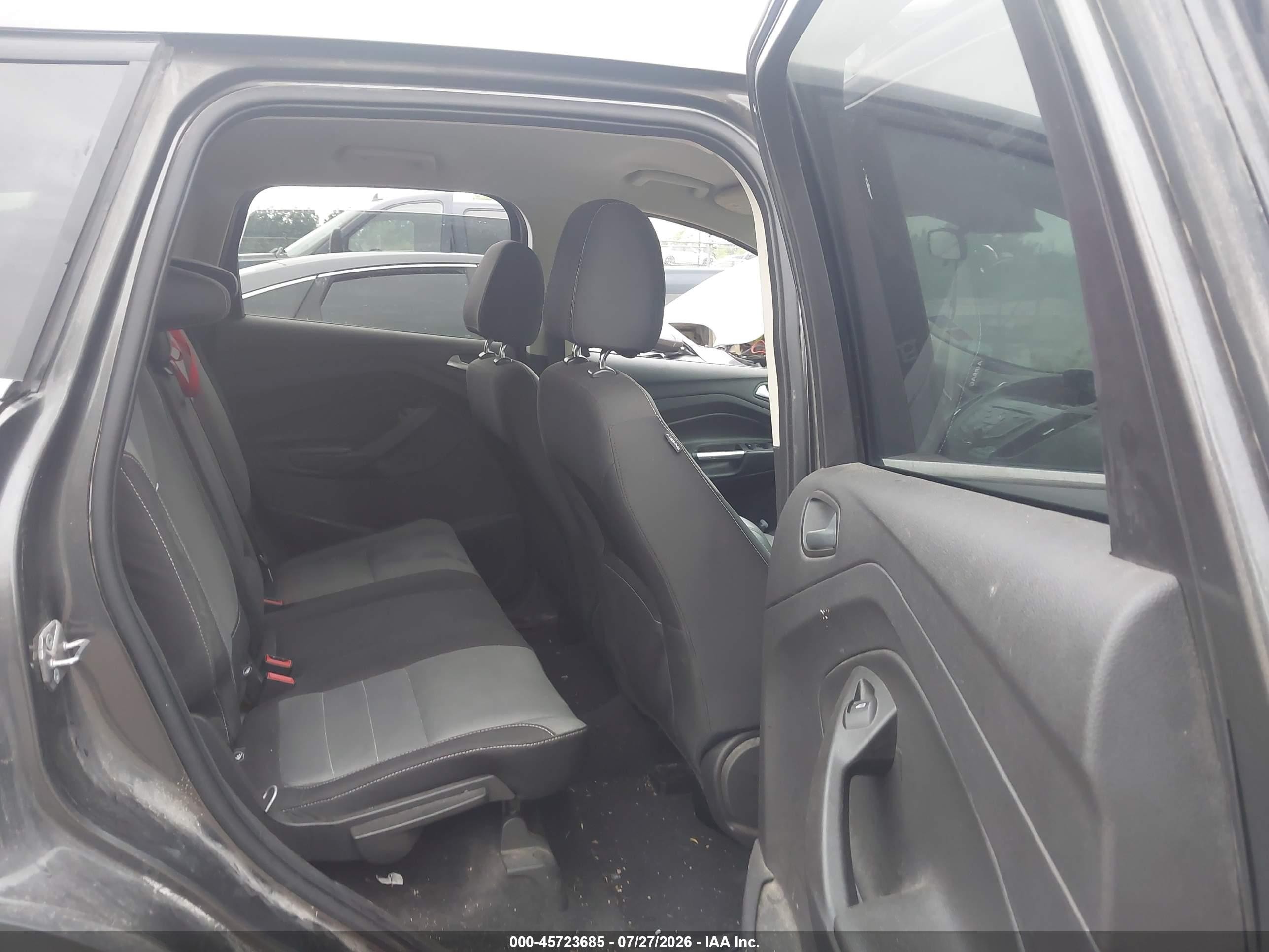 2015 Ford Escape Se Gray vin: 1FMCU9G90FUC75603