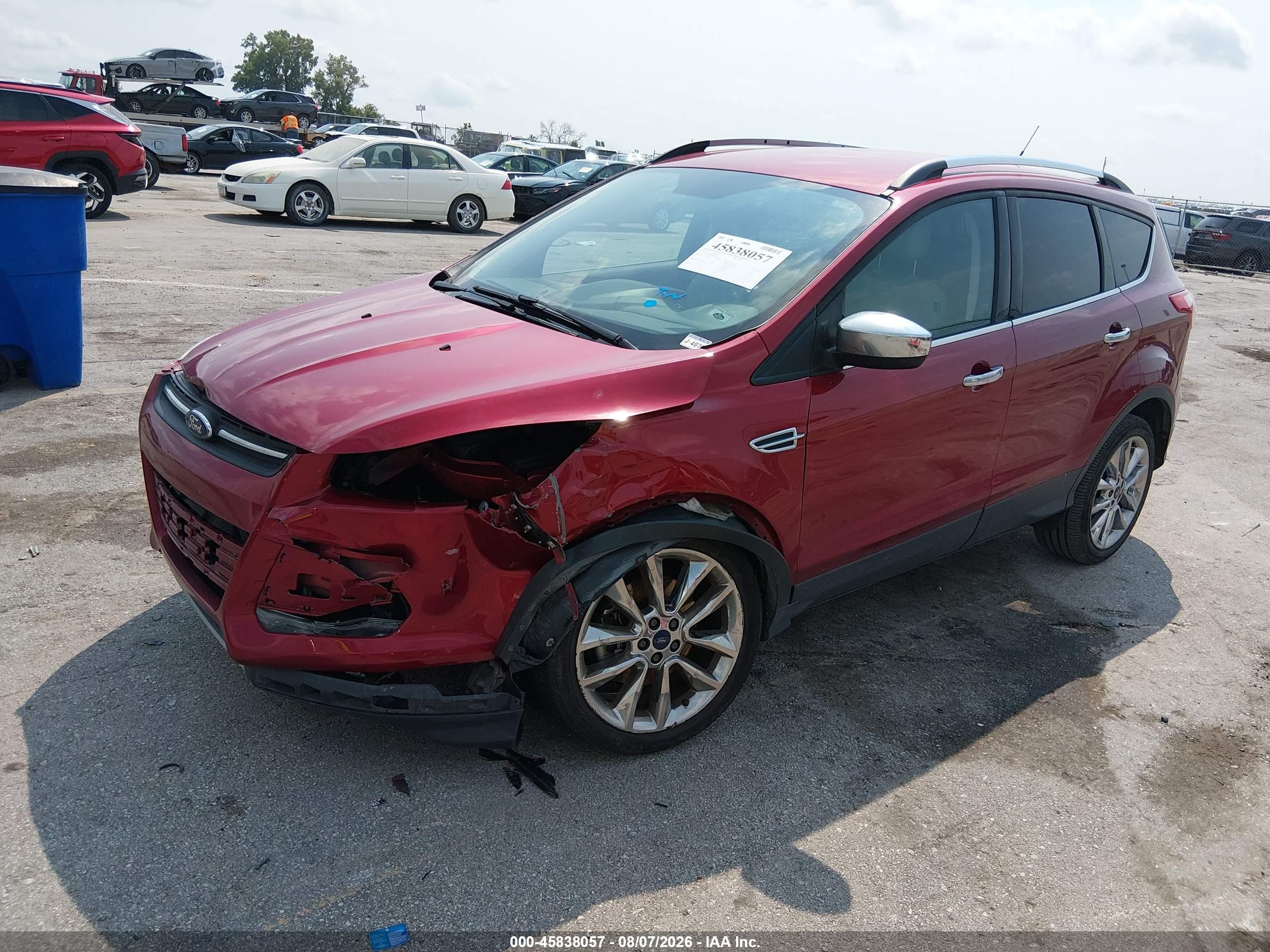 2015 Ford Escape Se Brown vin: 1FMCU9G90FUC79165