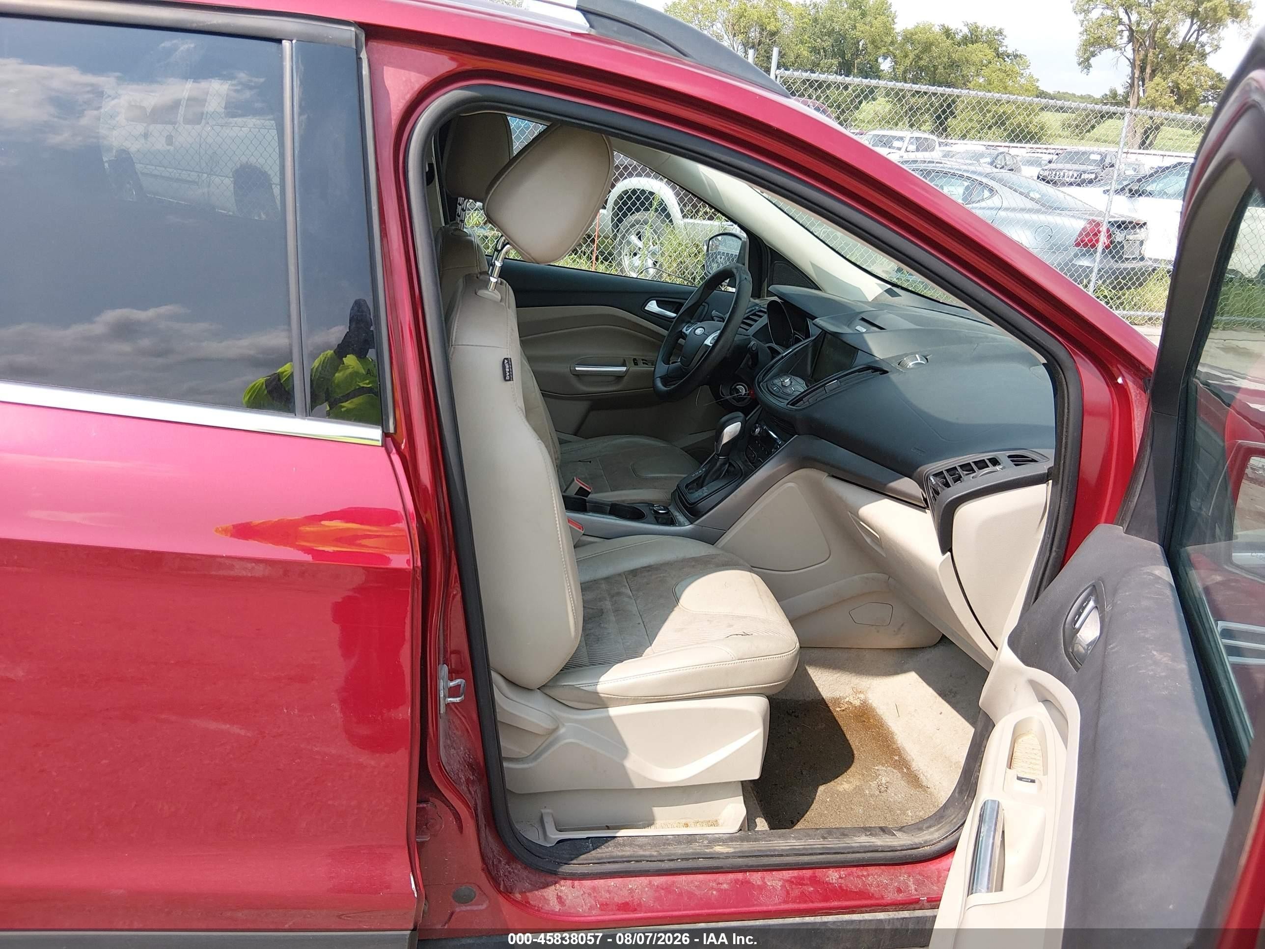 2015 Ford Escape Se Brown vin: 1FMCU9G90FUC79165