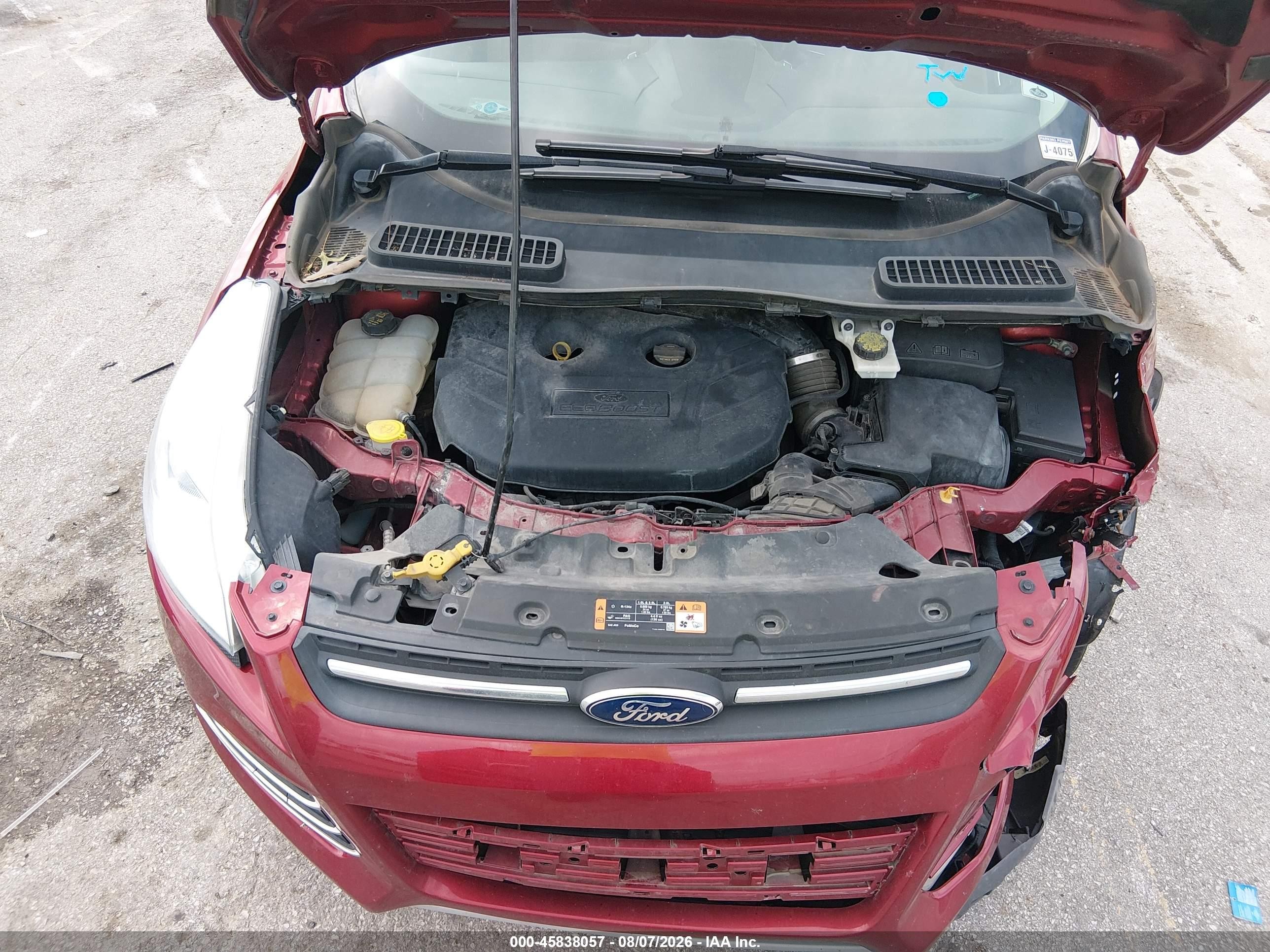 2015 Ford Escape Se Brown vin: 1FMCU9G90FUC79165
