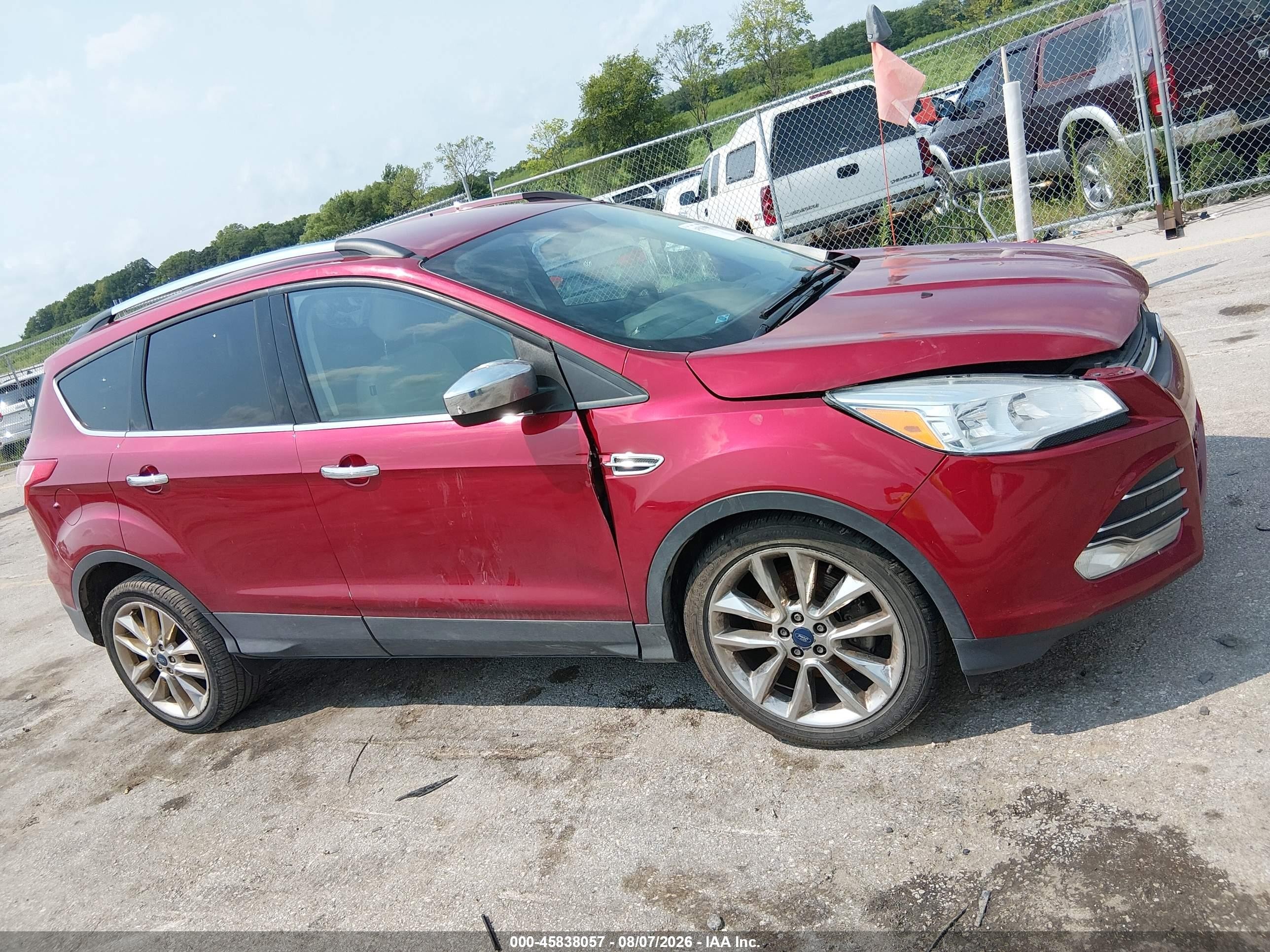 2015 Ford Escape Se Brown vin: 1FMCU9G90FUC79165