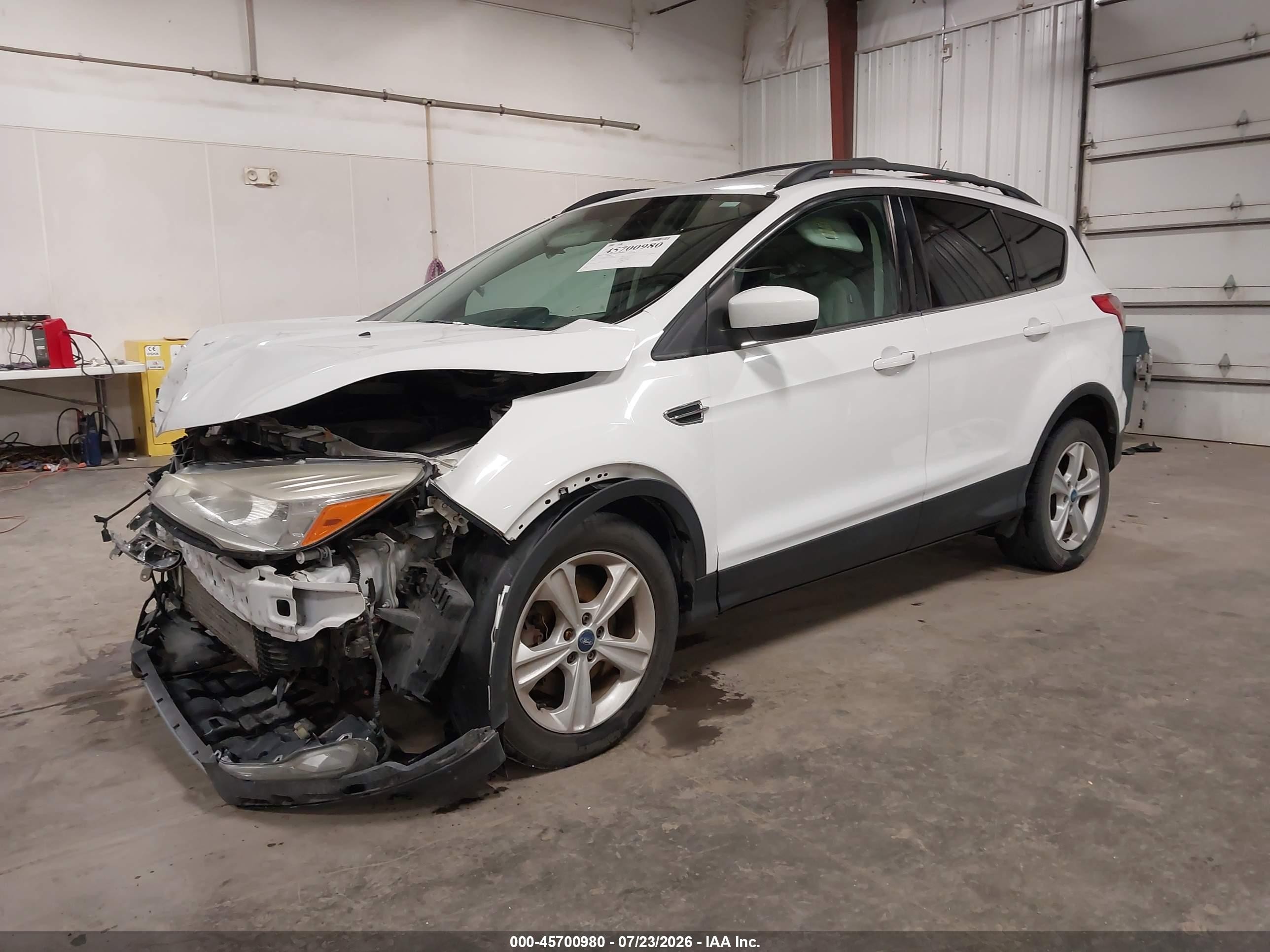 2013 Ford Escape Se White vin: 1FMCU9G91DUA18396